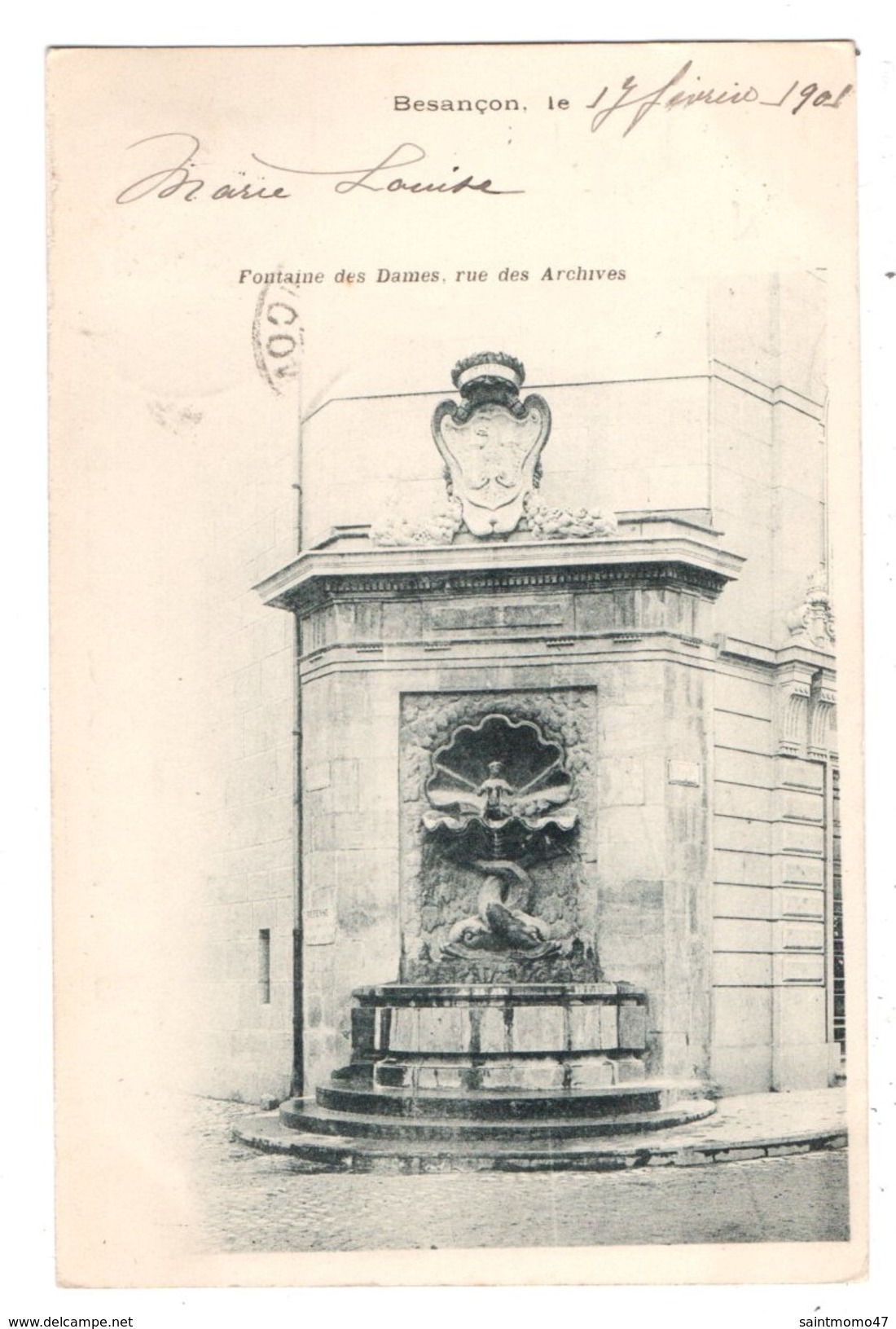 25 - Besançon . Fontaine Des Dames, Rue Des Archives - Réf. N°2083 - - Besancon