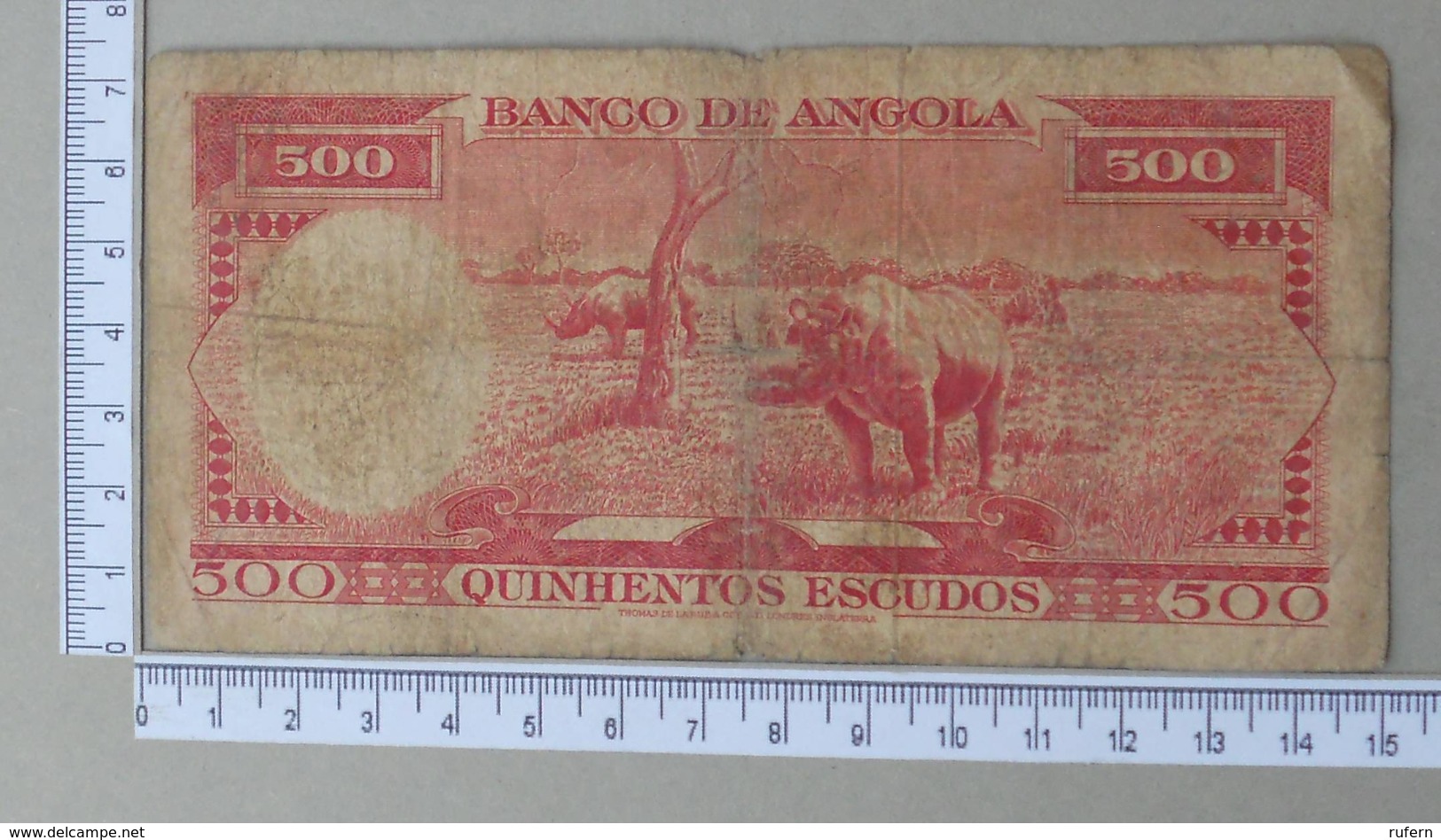 ANGOLA 500 ESCUDOS 1962       - (Nº18286) - Angola