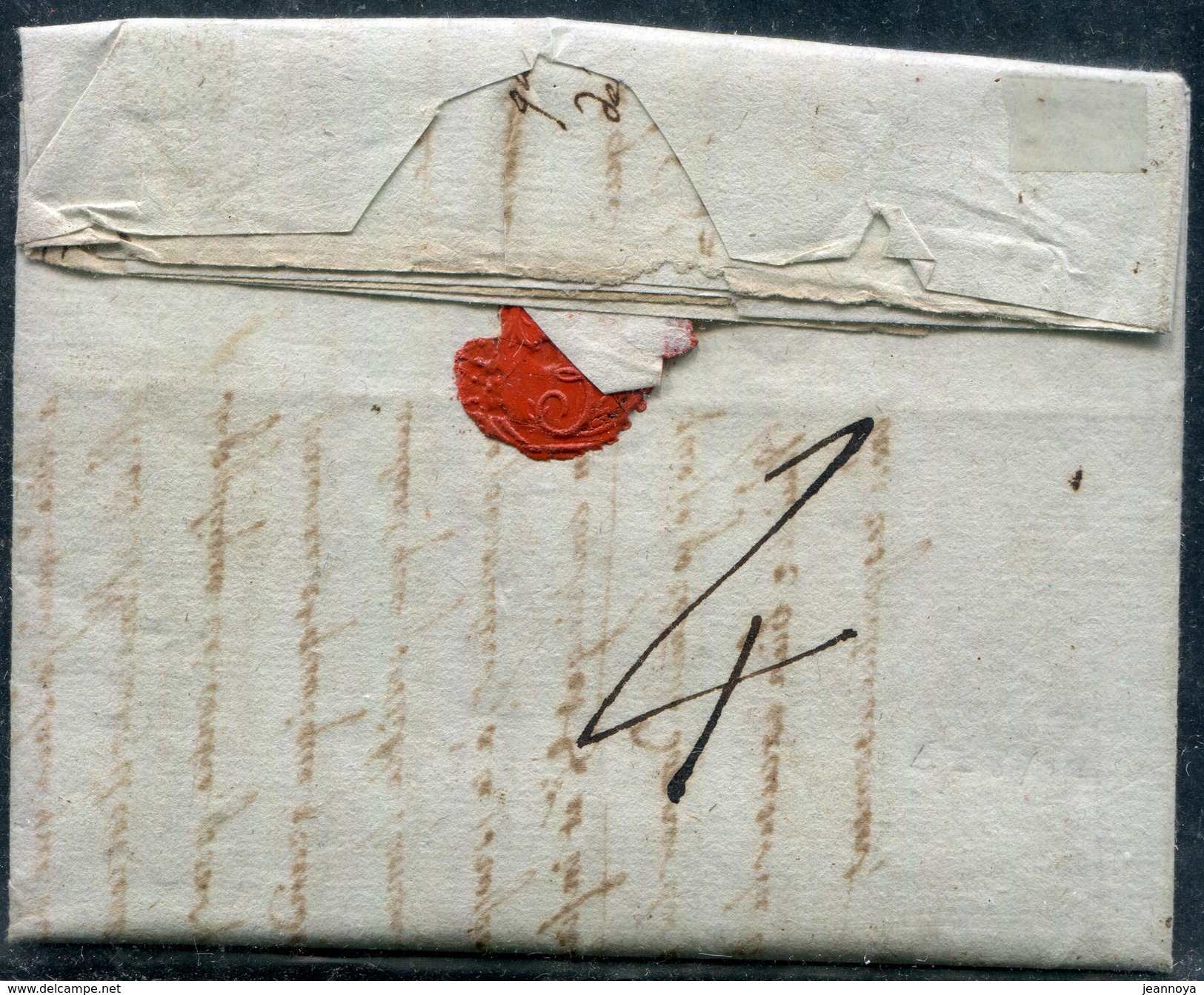 FRANCE - HAUTES ALPES - P.4.P. / MONT-DAUPHIN , 48 X 11 / LETTRE DU 5/4/1818 - SUP - 1701-1800: Precursors XVIII