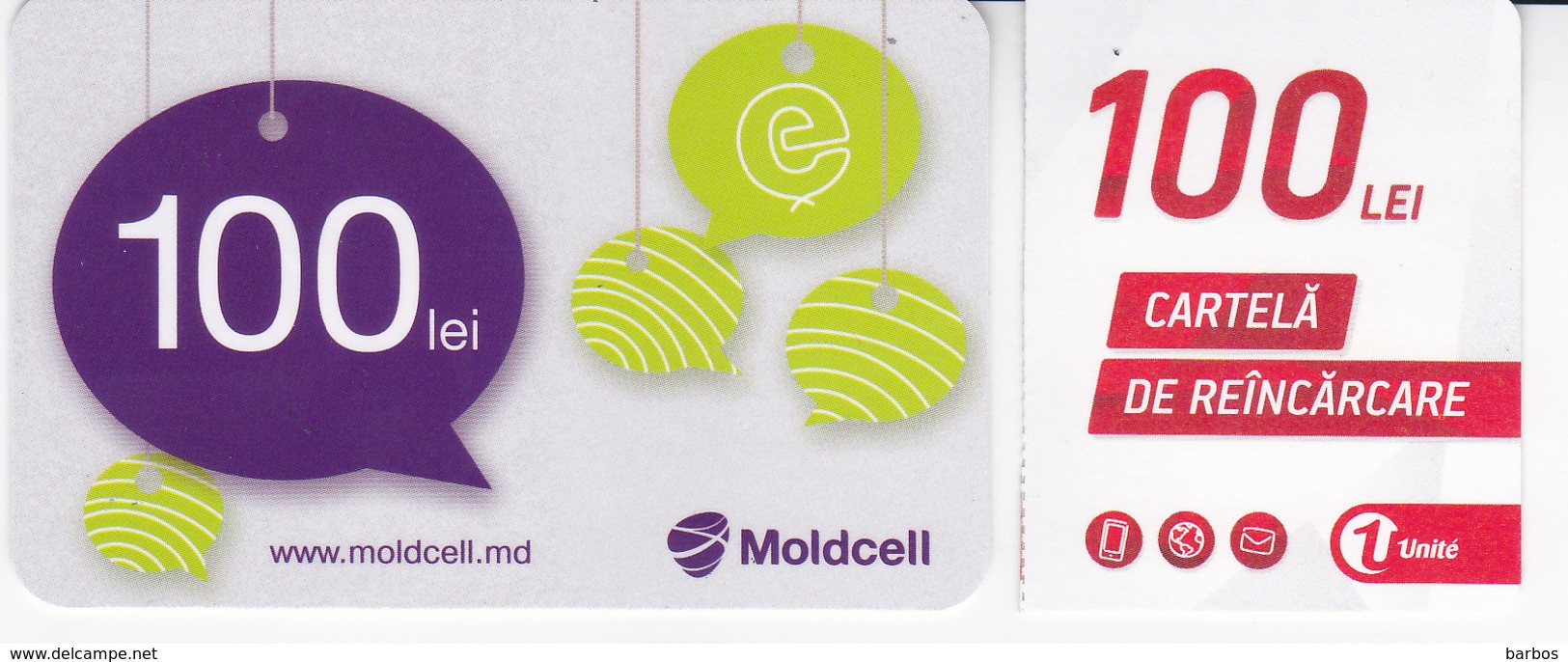Moldova   Moldavie  Moldau ,  Prepaid Phonecards -  Unlte , 100 Lei , Moldcell 100 Lei , Paper , Used - Moldova