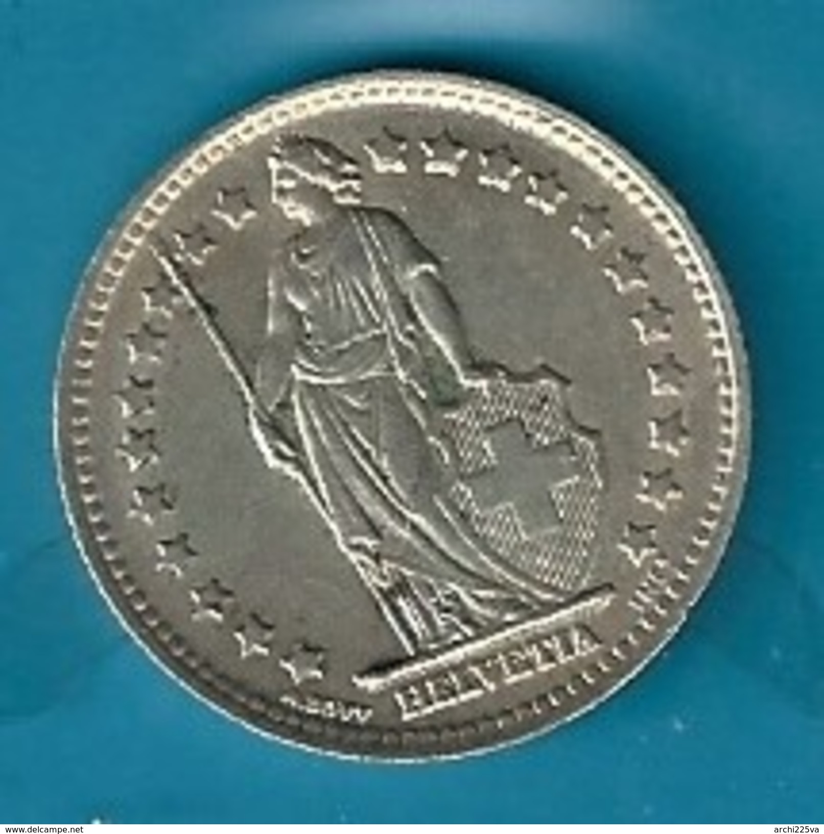 SVIZZERA 1944 - Helvetia - 1 Fr / CHF - BB / SPL - Argento / Argent / Silver - Confezione In Bustina - Otros & Sin Clasificación