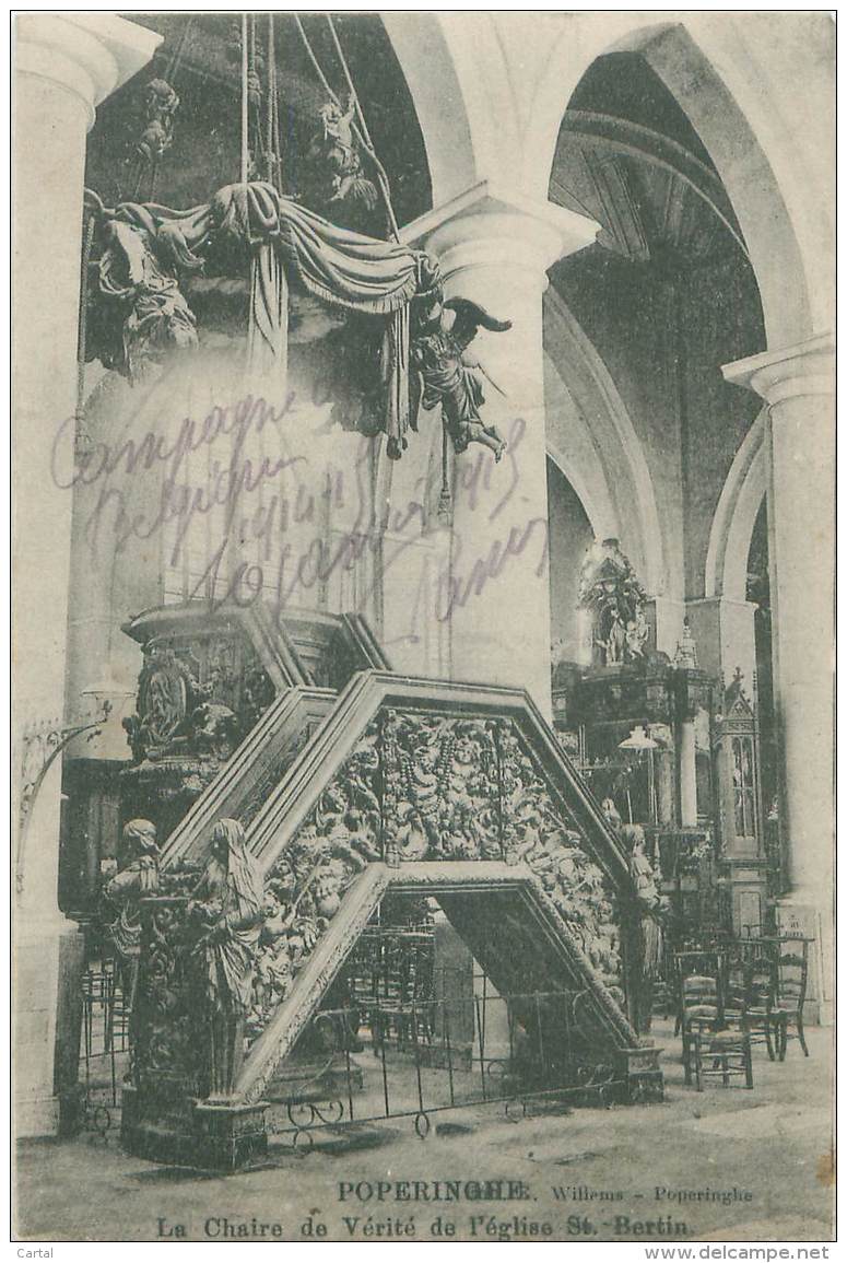 POPERINGHE - La Chaire De Vérité De L'église St.Bertin - Poperinge