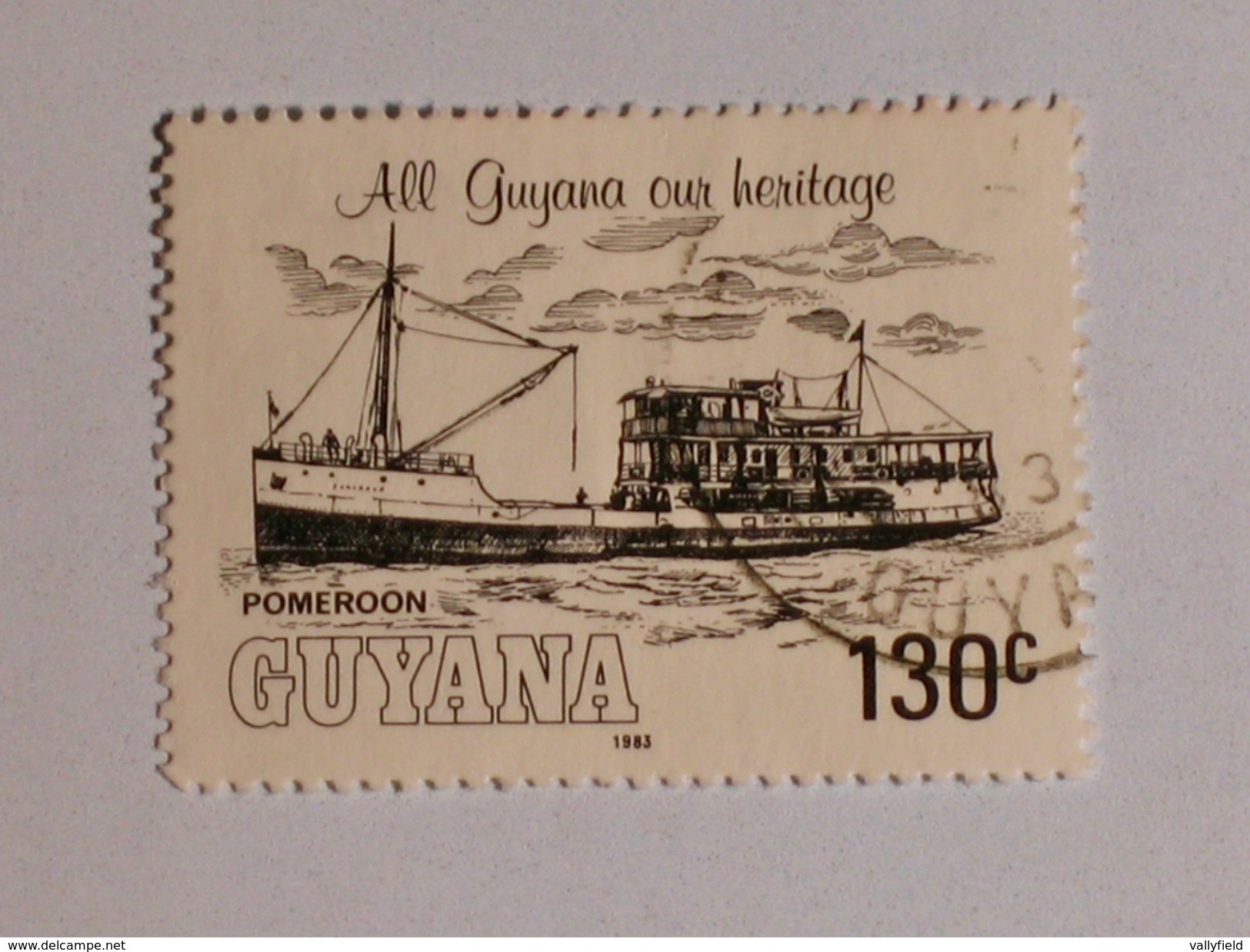 GUYANE  1983  LOT# 1 SHIP - Guyane (1966-...)