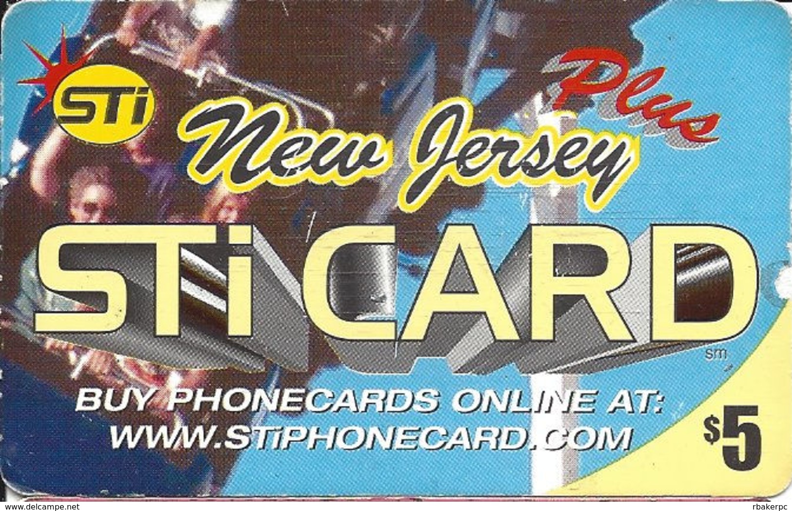 New Jersey STi Card - Paper Card - Other & Unclassified