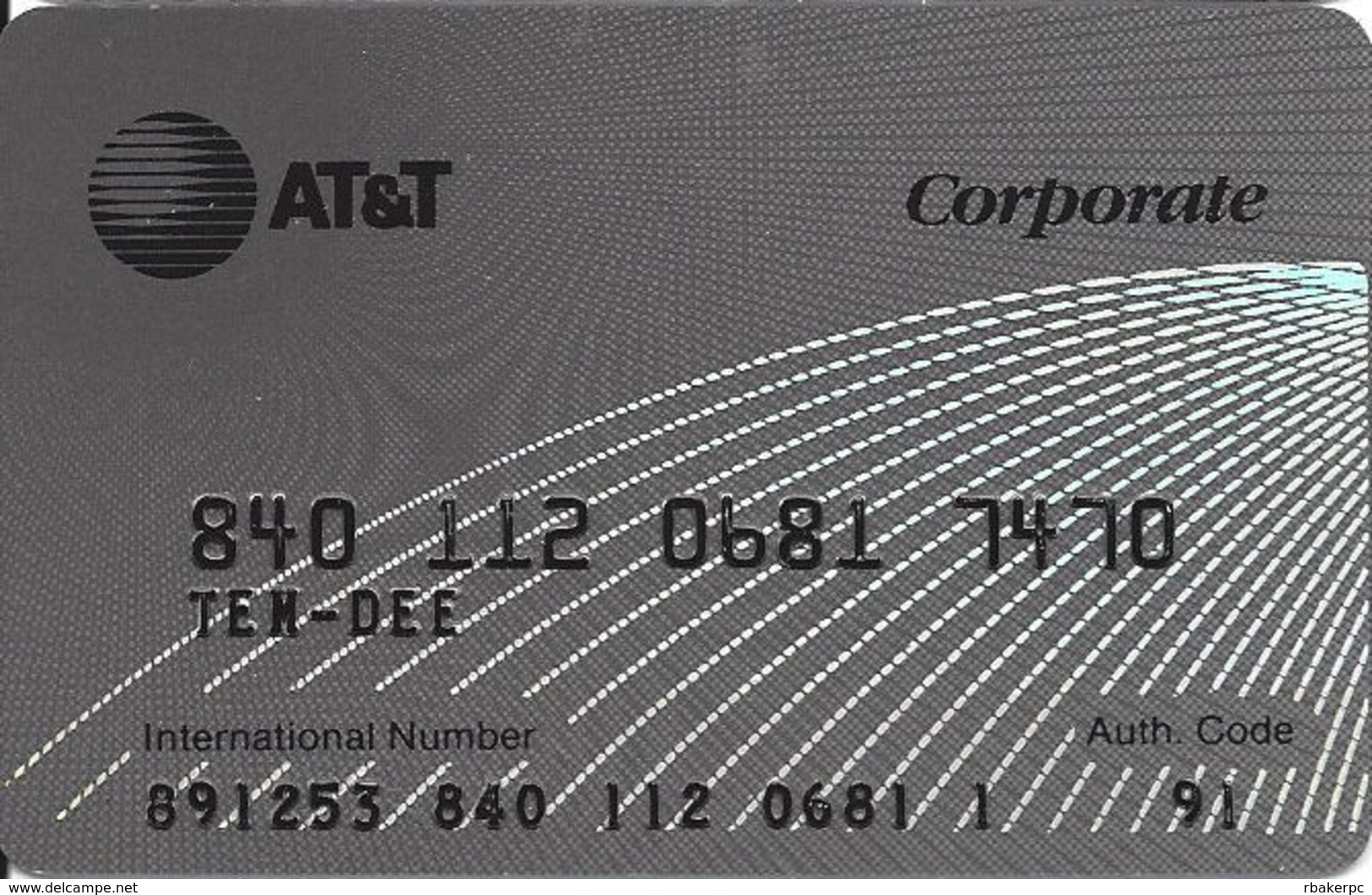 AT&T Corporate - [3] Magnetic Cards