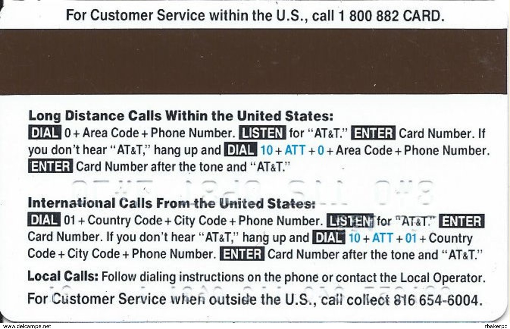 AT&T Corporate - [3] Magnetic Cards