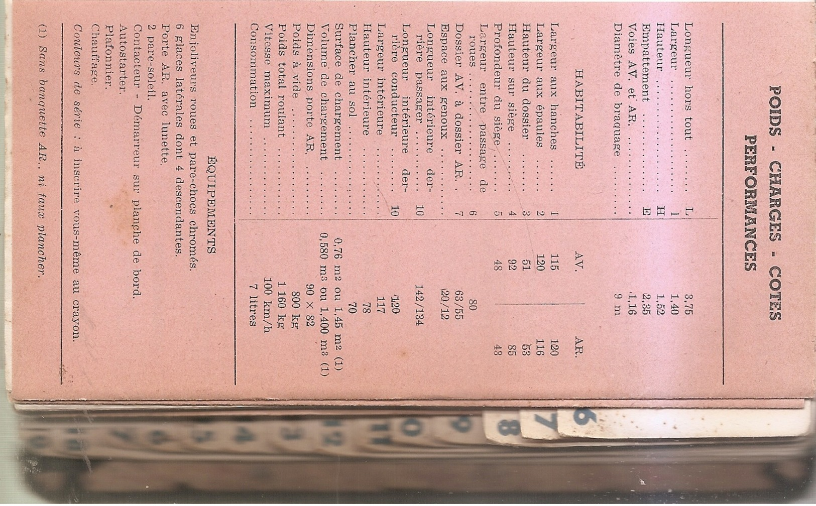 aide-memoire de garage-voitures et utilitaires avec comparatif autres marques-1956