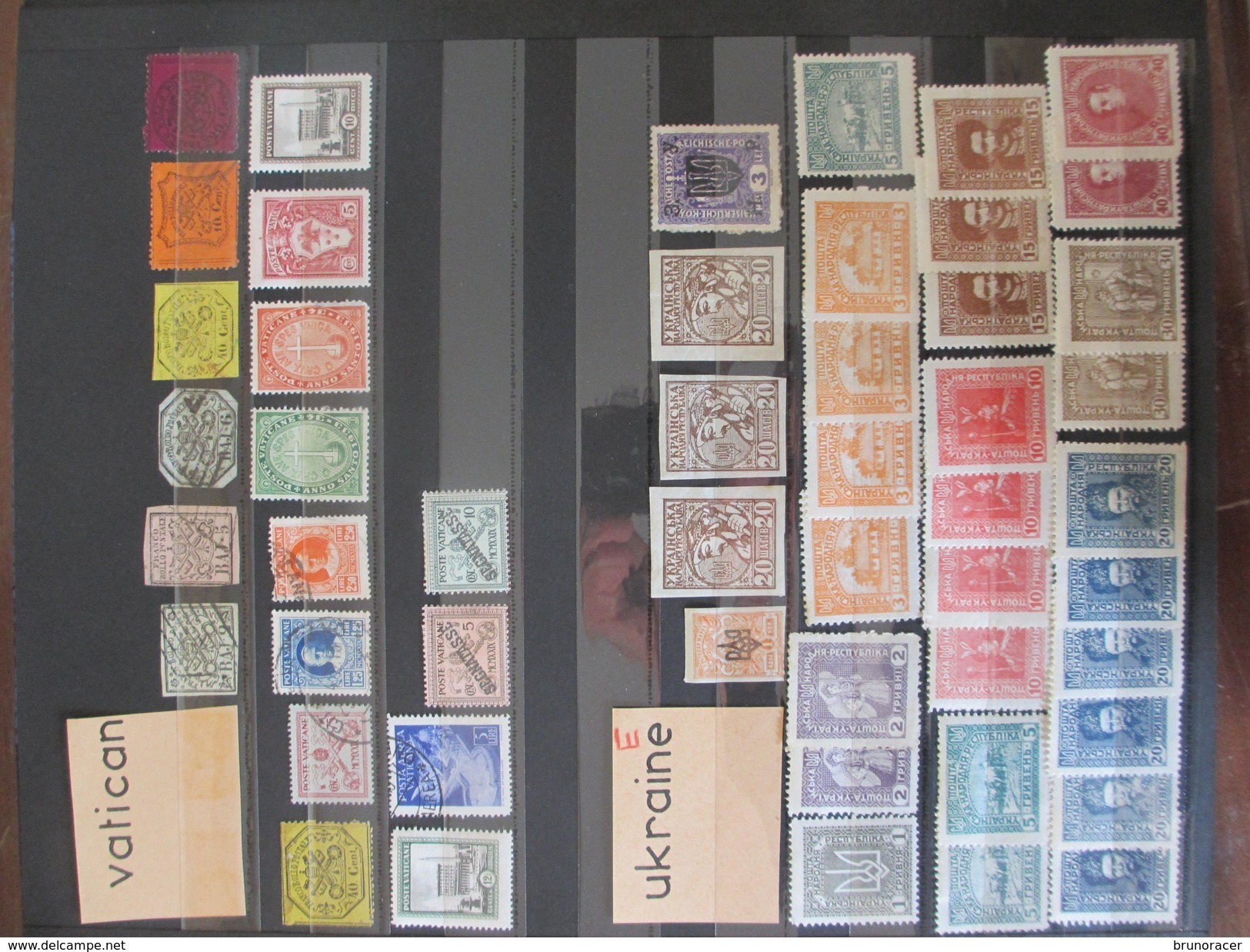 COLLECTION TIMBRES D'EUROPE DONT FRANCE DANS 3 CLASSEURS A VOIR 72 SCANS