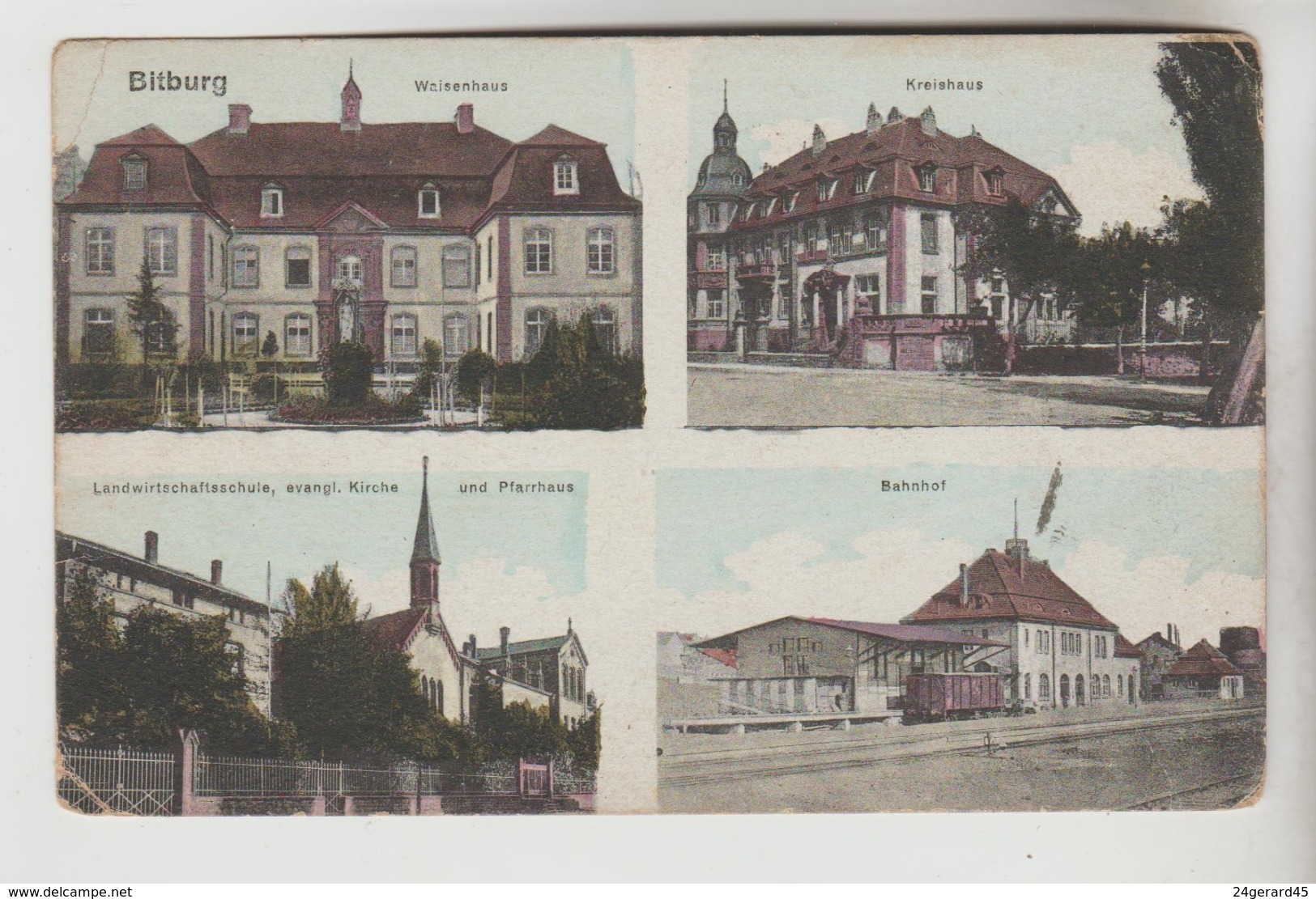 CPSM BITBURG (Allemagne-Rhénanie Palatinat) - 4 Vues - Bitburg