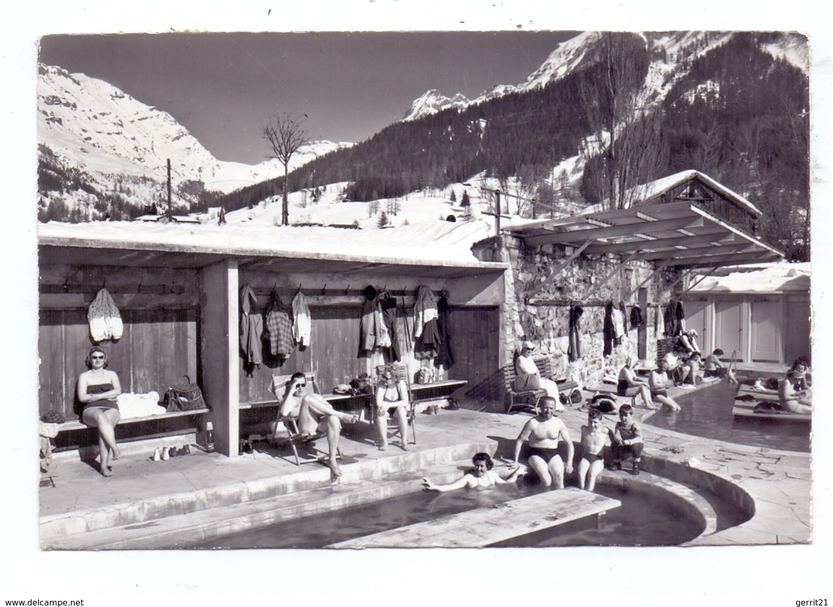 CH 3954 LEUKERBAD VS, Thermal Fussbad, 1965 - Loèche-les-Bains