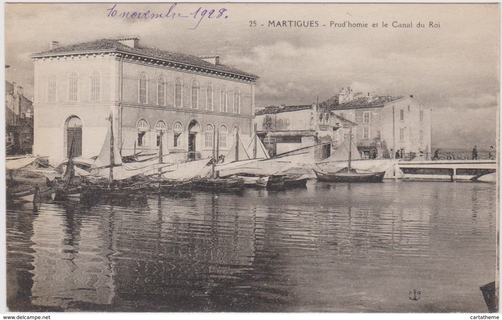 CPA - Martigues (13) - Prud'homie Et Le Canal Du Roi - Martigues