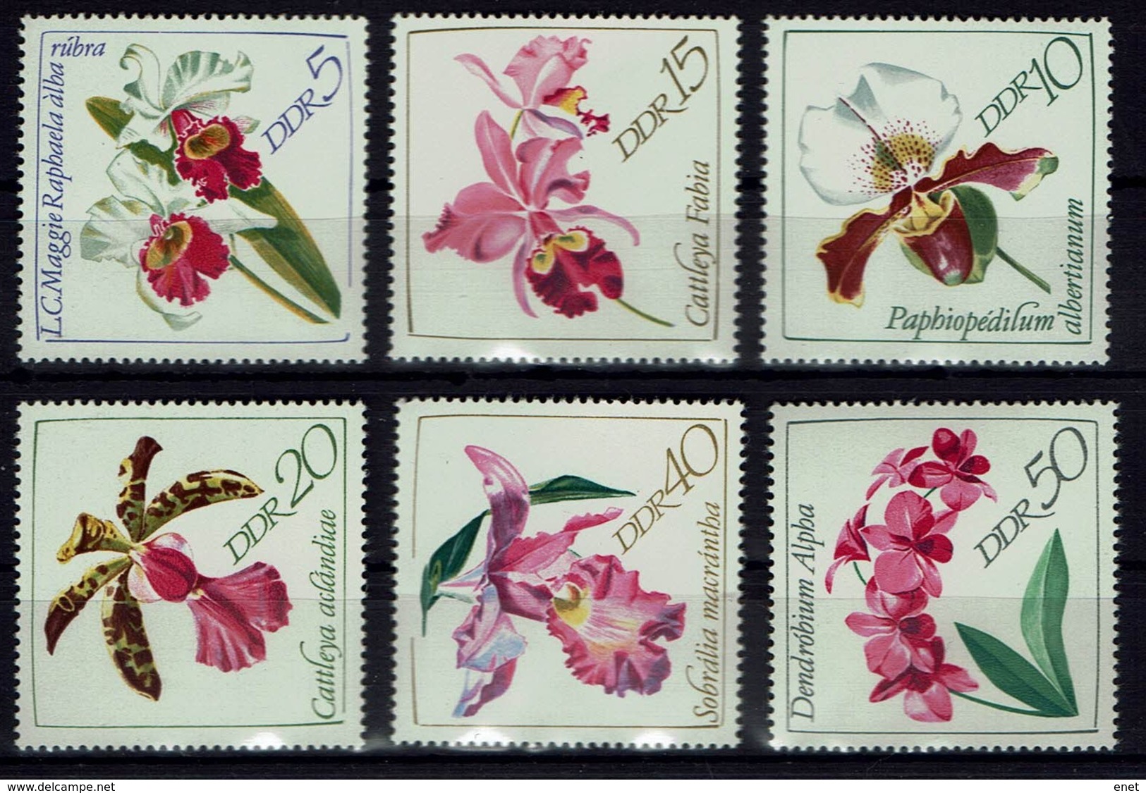 DDR 1968 - MiNr 1420-1425 - Orchideen - Orchideen