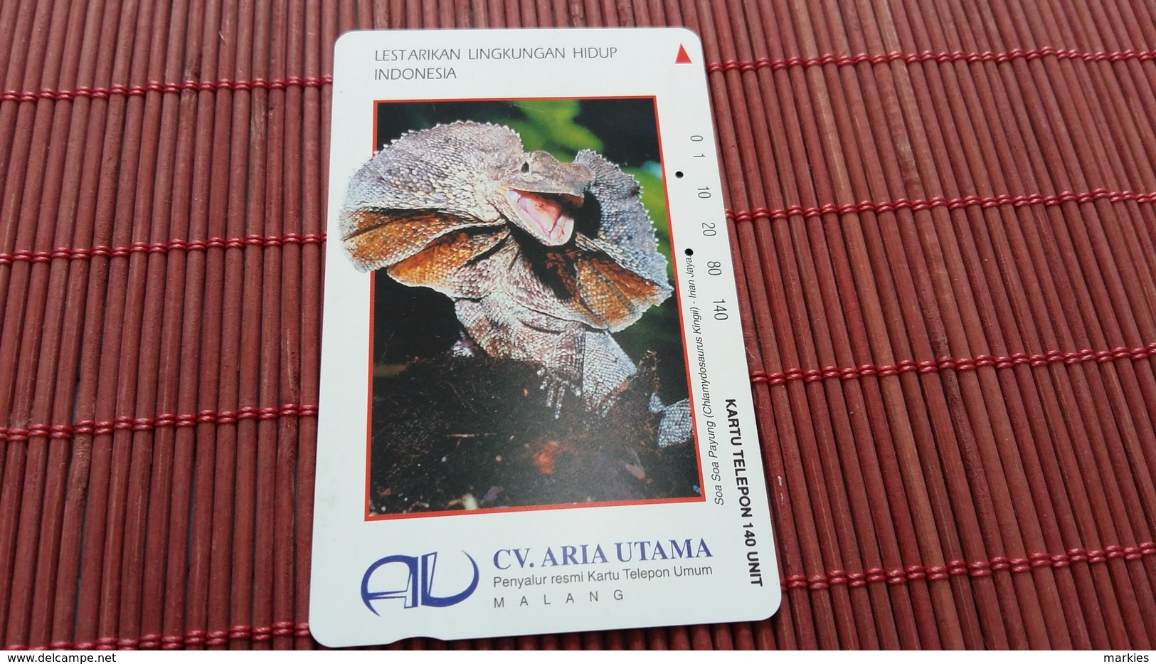 Phonecard Animal  Indonesia Used - Indonesien