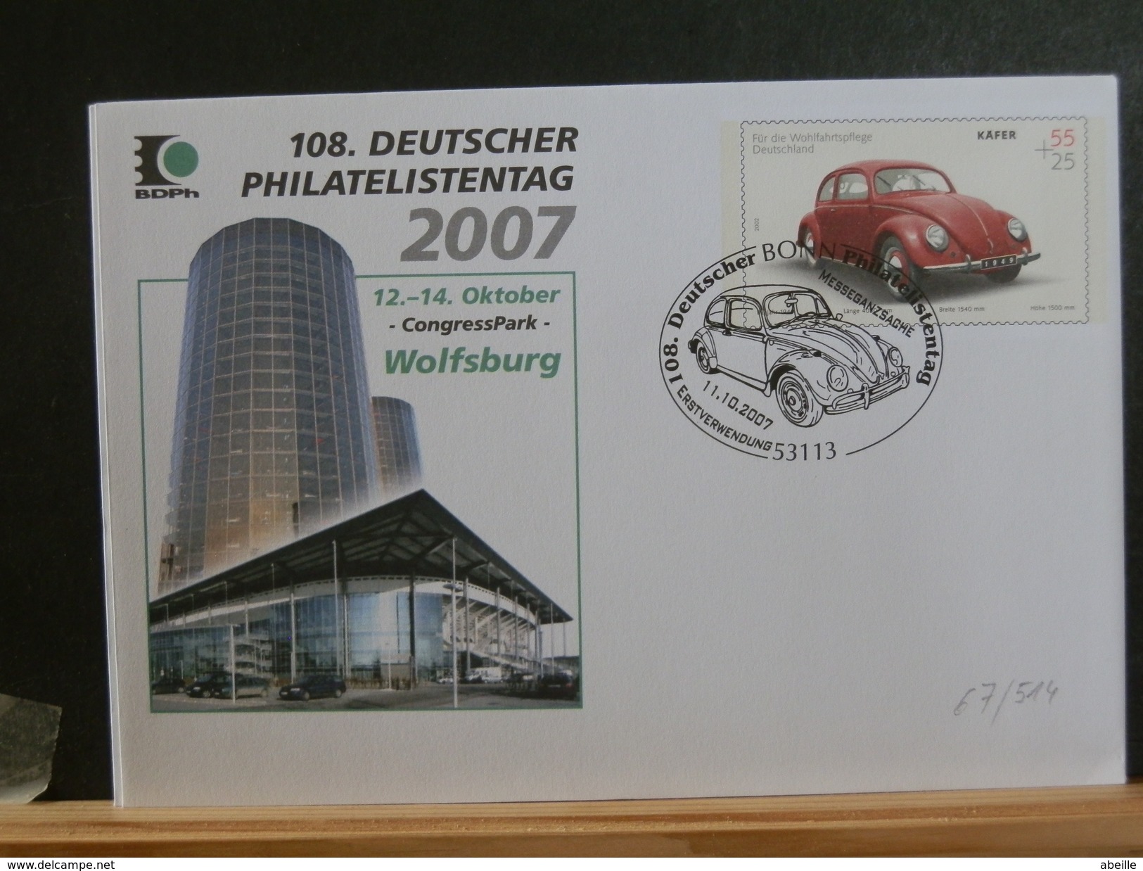 67/514  ENV.  ALLEMAGNE - Autos