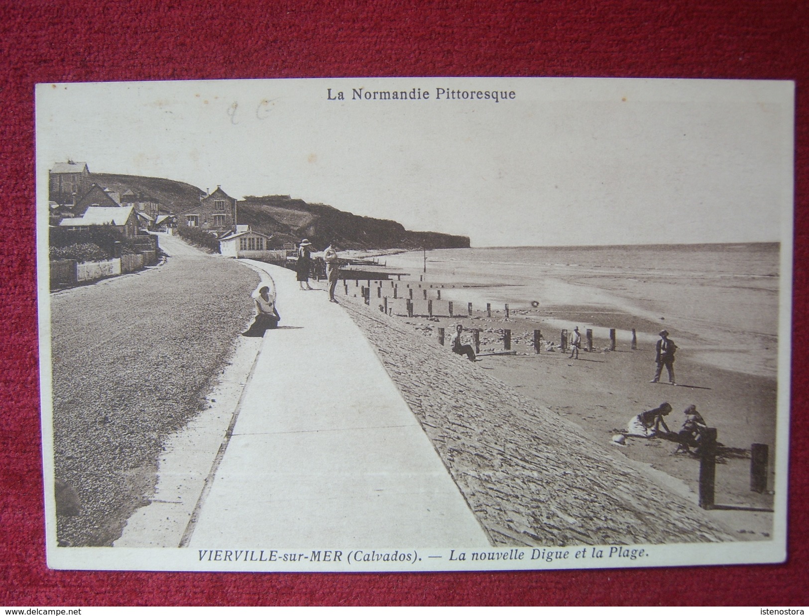 FRANCE / VIERVILLE SUR MER - CALVADOS / LA NOUVELLE DIGUE ET LA PLAGE - Villers Sur Mer