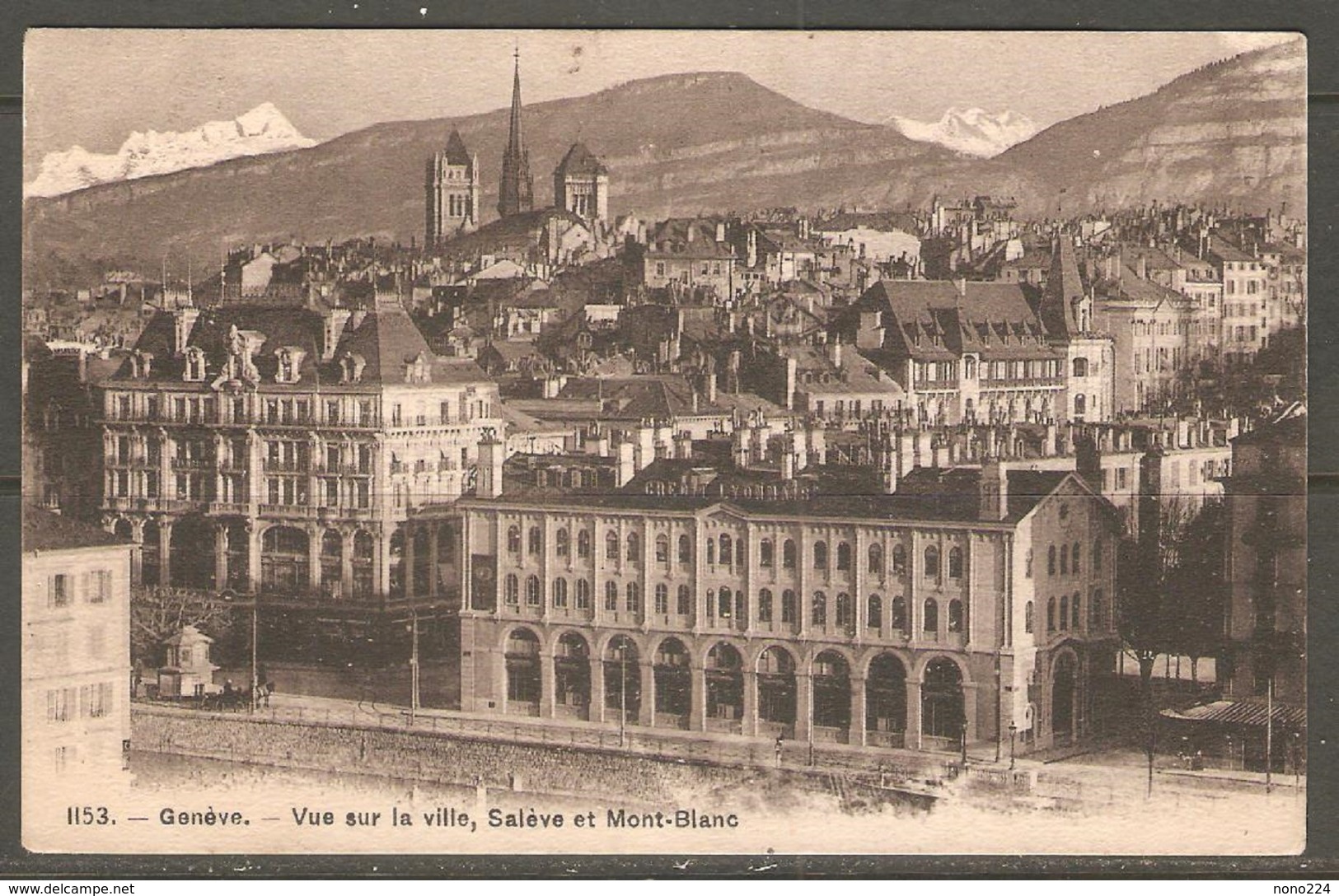 Carte Postale De Genève 1909 - Genève