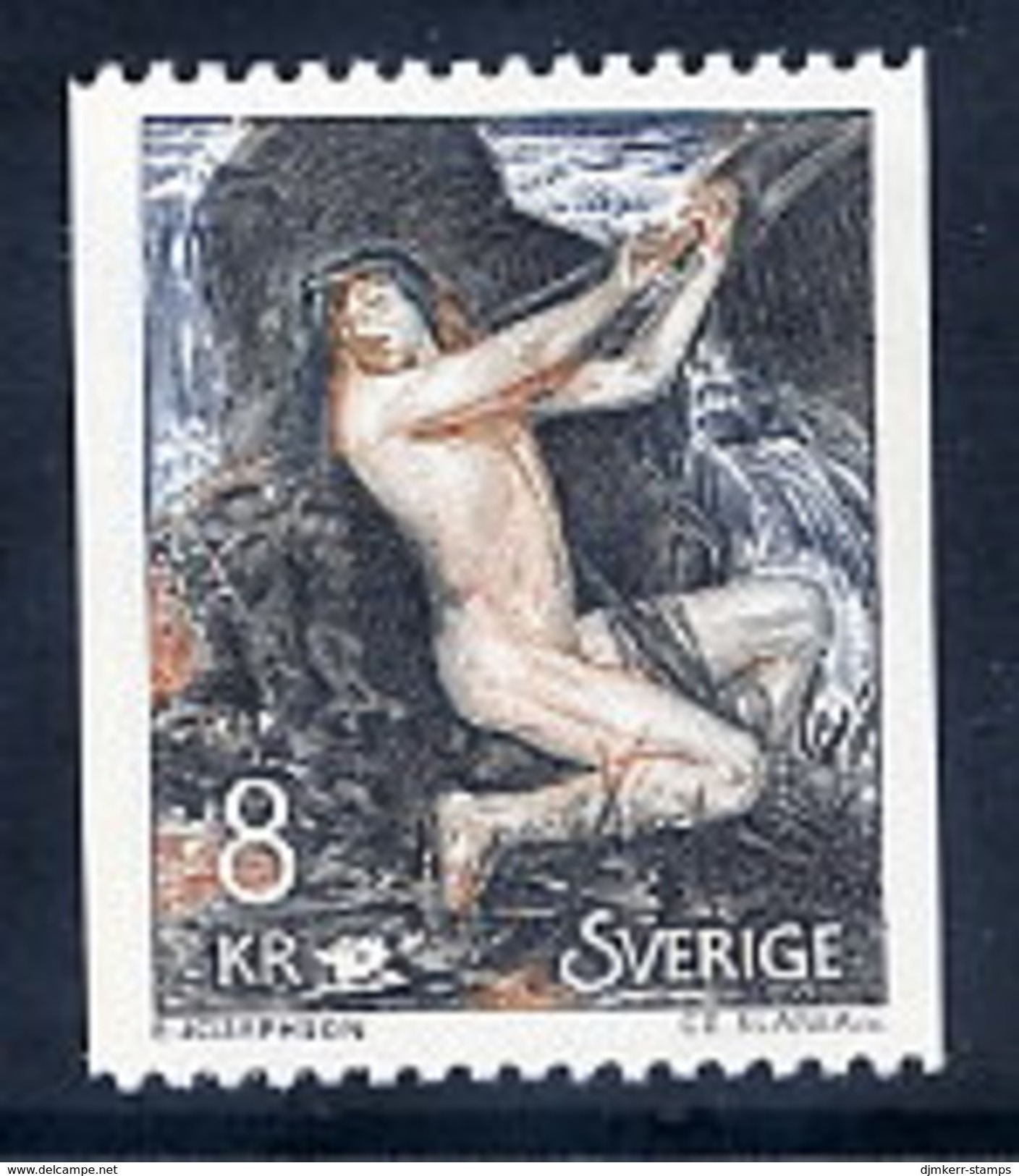 SWEDEN 1980 Definitive: Painting 8 Kr. MNH / **.  Michel 1128 - Ungebraucht