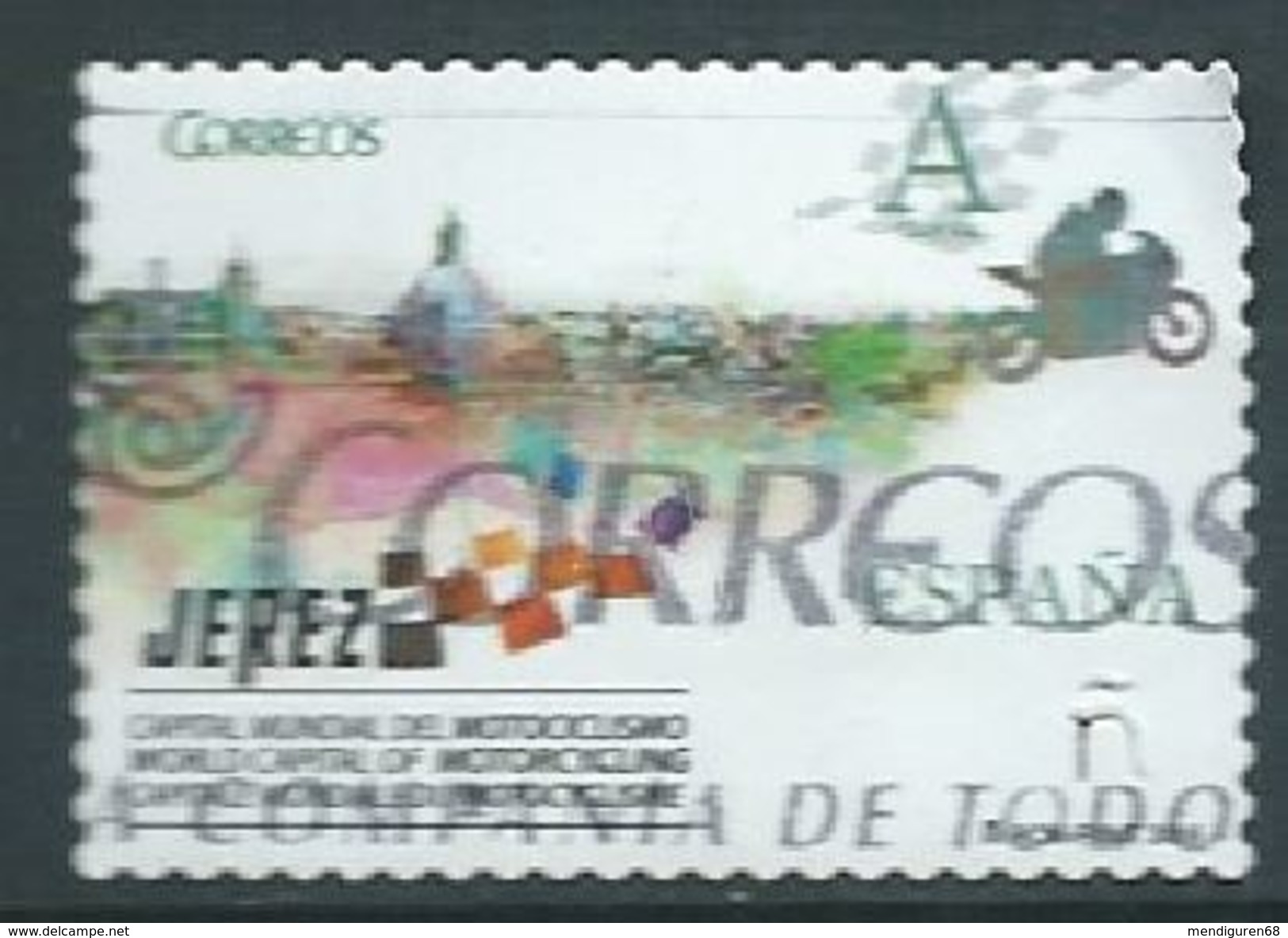 ESPAGNE SPANIEN SPAIN ESPAÑA 2016 MOTORCYCLING JEREZ CAPITAL MOTOCICLISMO 0,45 &euro; ED 5046 - Motorräder