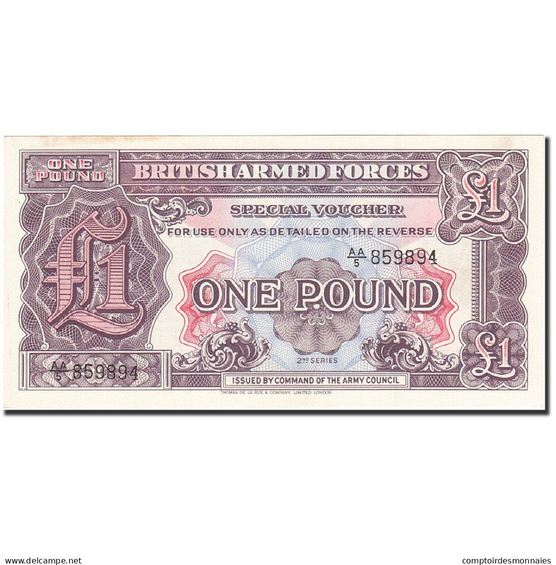 Billet, Grande-Bretagne, 1 Pound, 1948, Undated (1948), KM:M22a, SUP - British Armed Forces & Special Vouchers