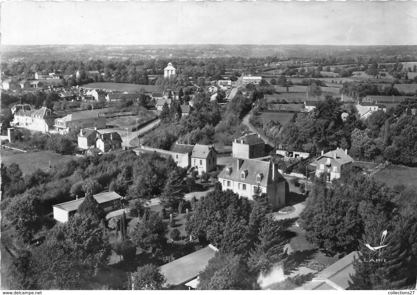 23-DUN-LE-PALESTEL- VUE DU CIEL, LE COLLEGE D'ENSEIGNEMENT GENERAL - Dun Le Palestel