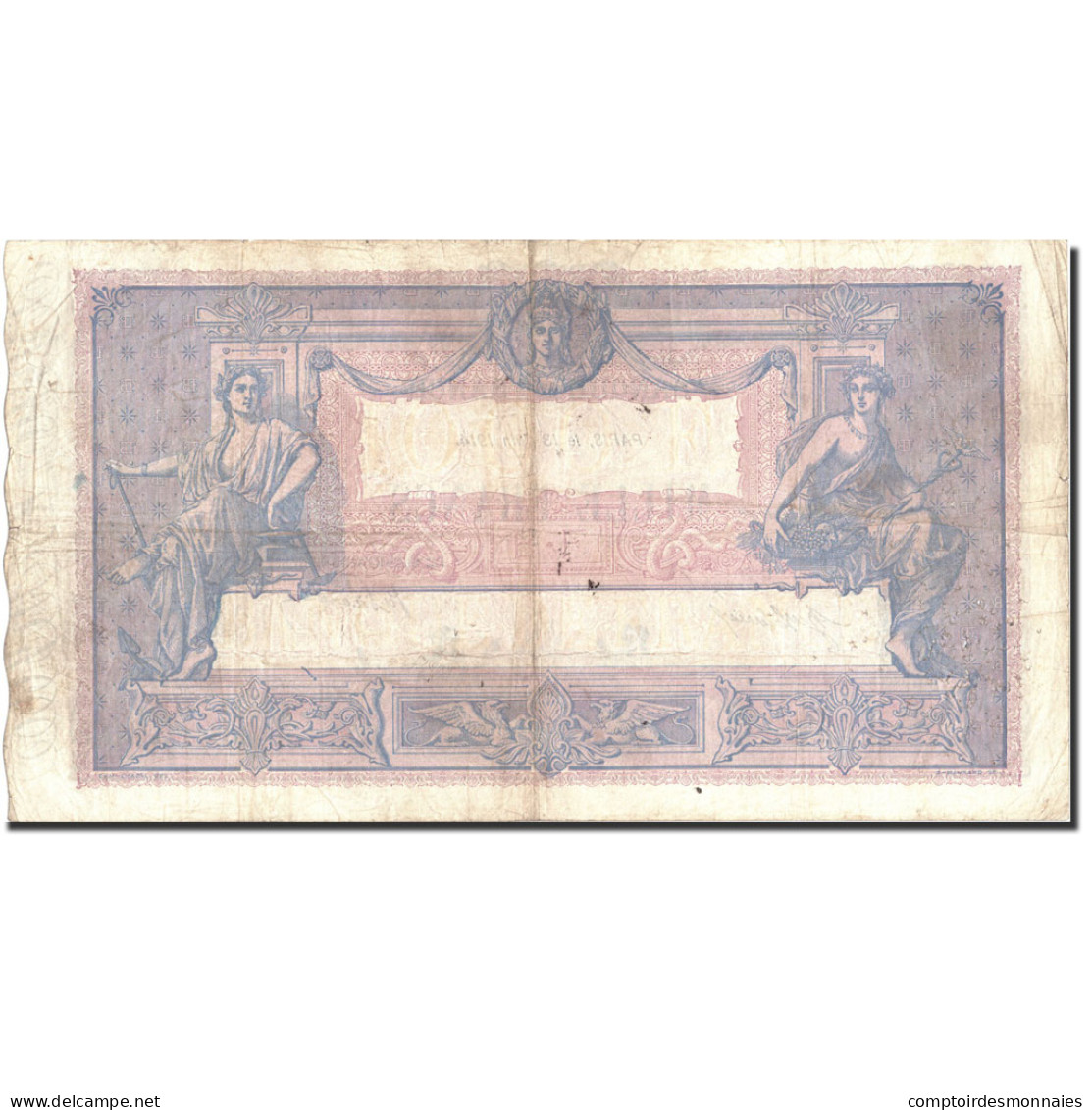 Billet, France, 1000 Francs, 1 000 F 1889-1926 ''Bleu Et Rose'', 1914 - 1 000 F 1889-1926 ''Bleu Et Rose''