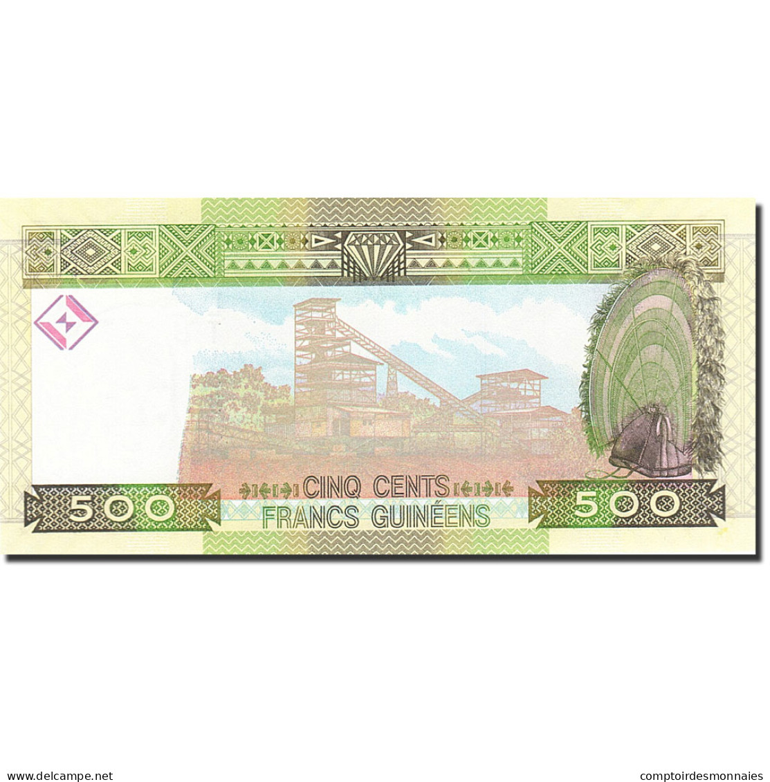 Billet, Guinea, 500 Francs, 2006-2007, 2006, KM:39a, NEUF - Guinea–Bissau