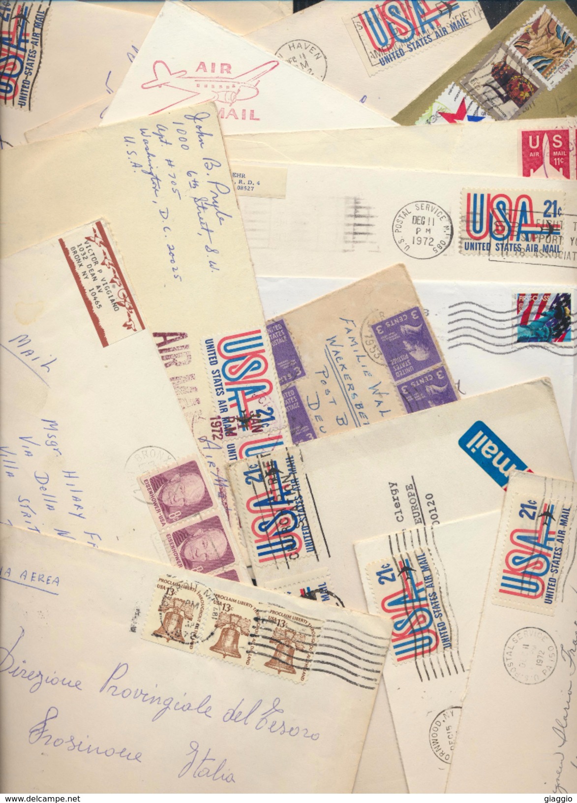 °°° USA - LOT POSTAL HISTORY - 34 PIECES °°° - 2. 1941-80