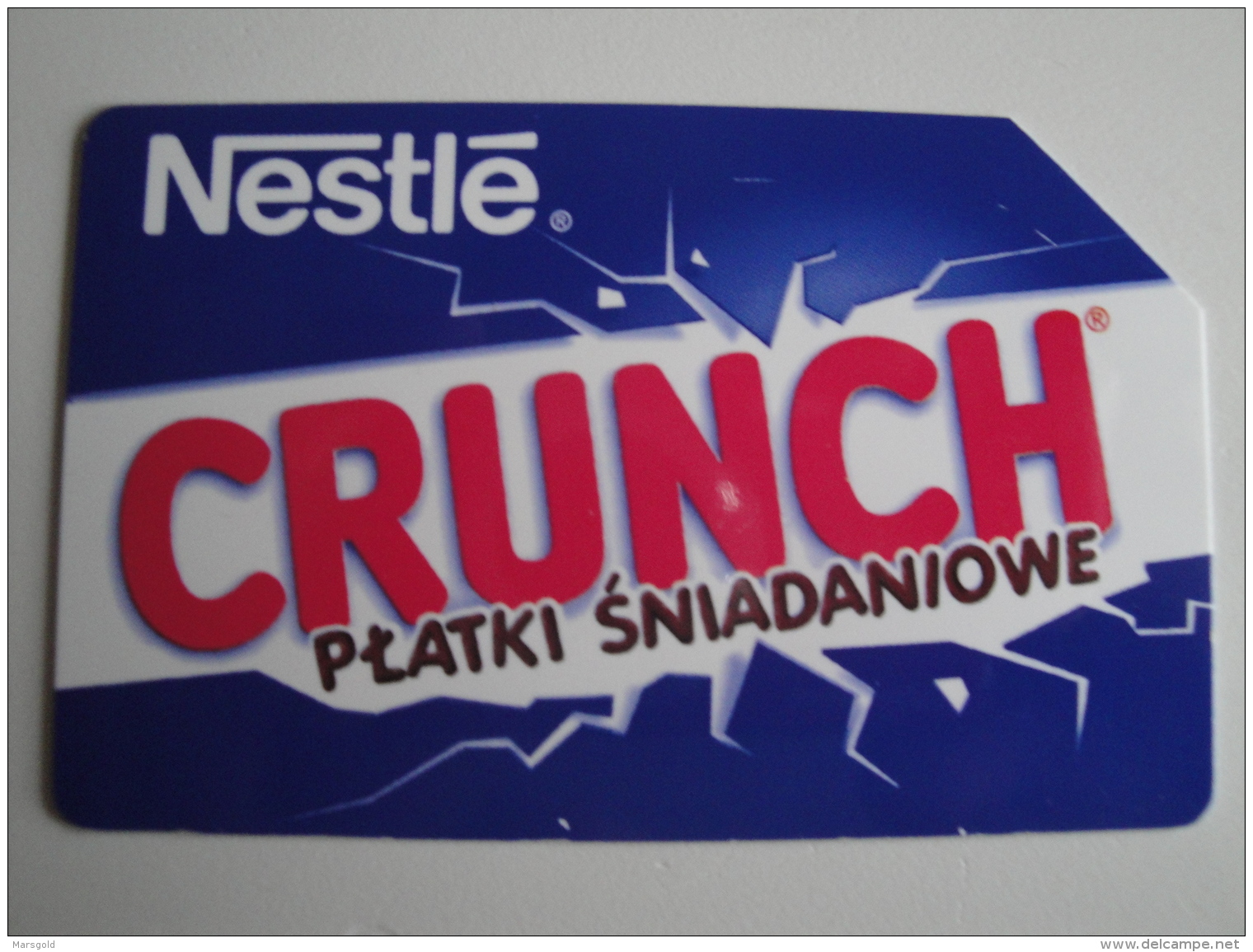 1 Urmet Phonecard From Poland - Nestle - Crunch - Polen