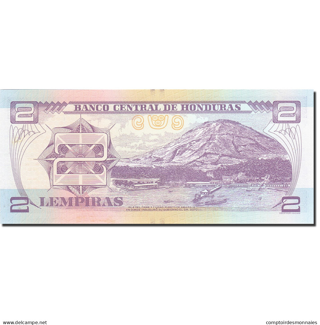 Billet, Honduras, 2 Lempiras, 2012, 2012-03-01, NEUF - Honduras