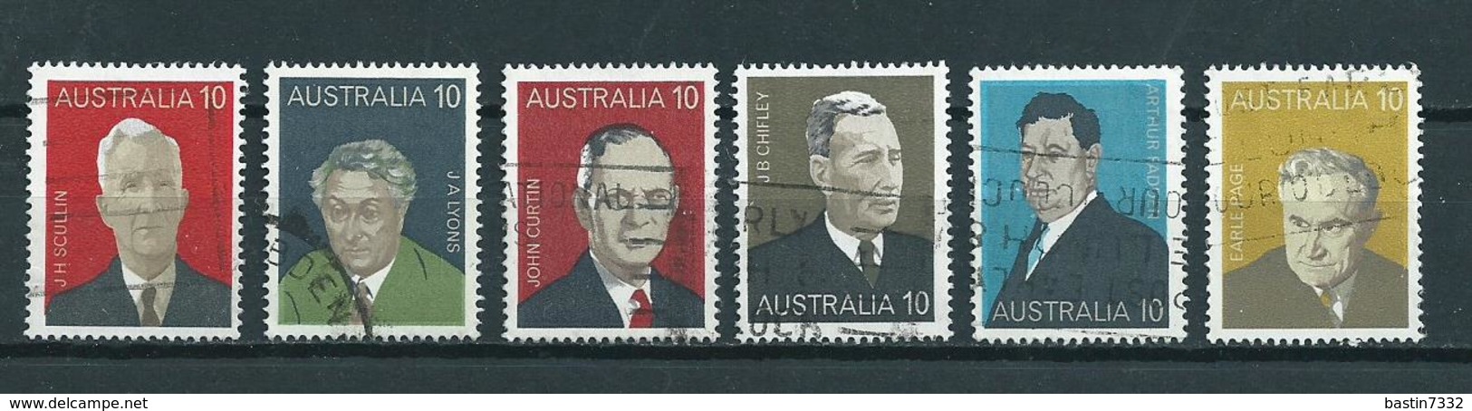1975 Australia Complete Set Ministers Used/gebruikt/oblitere - Gebruikt