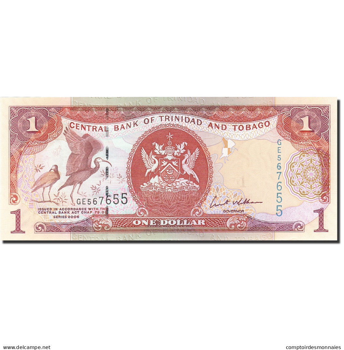 Billet, Trinidad And Tobago, 1 Dollar, 2006, 2006, KM:46, SPL - Trinidad Y Tobago
