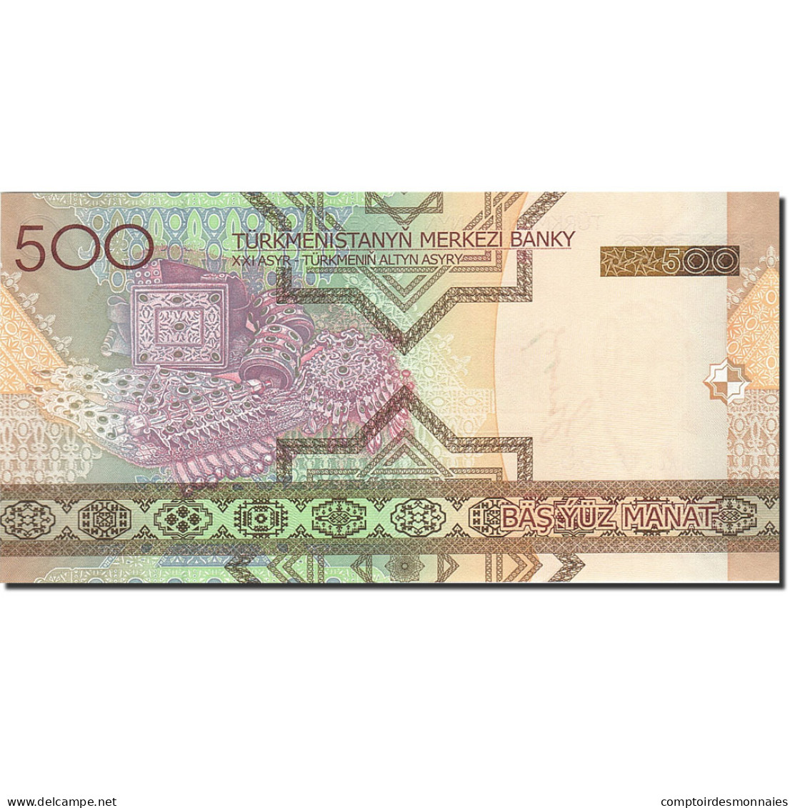 Billet, Turkmanistan, 500 Manat, 2005, 2005, KM:19, NEUF - Turkménistan
