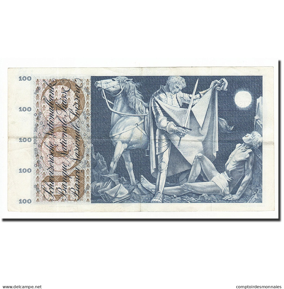 Billet, Suisse, 100 Franken, 1961-12-21, KM:49d, TTB - Zwitserland
