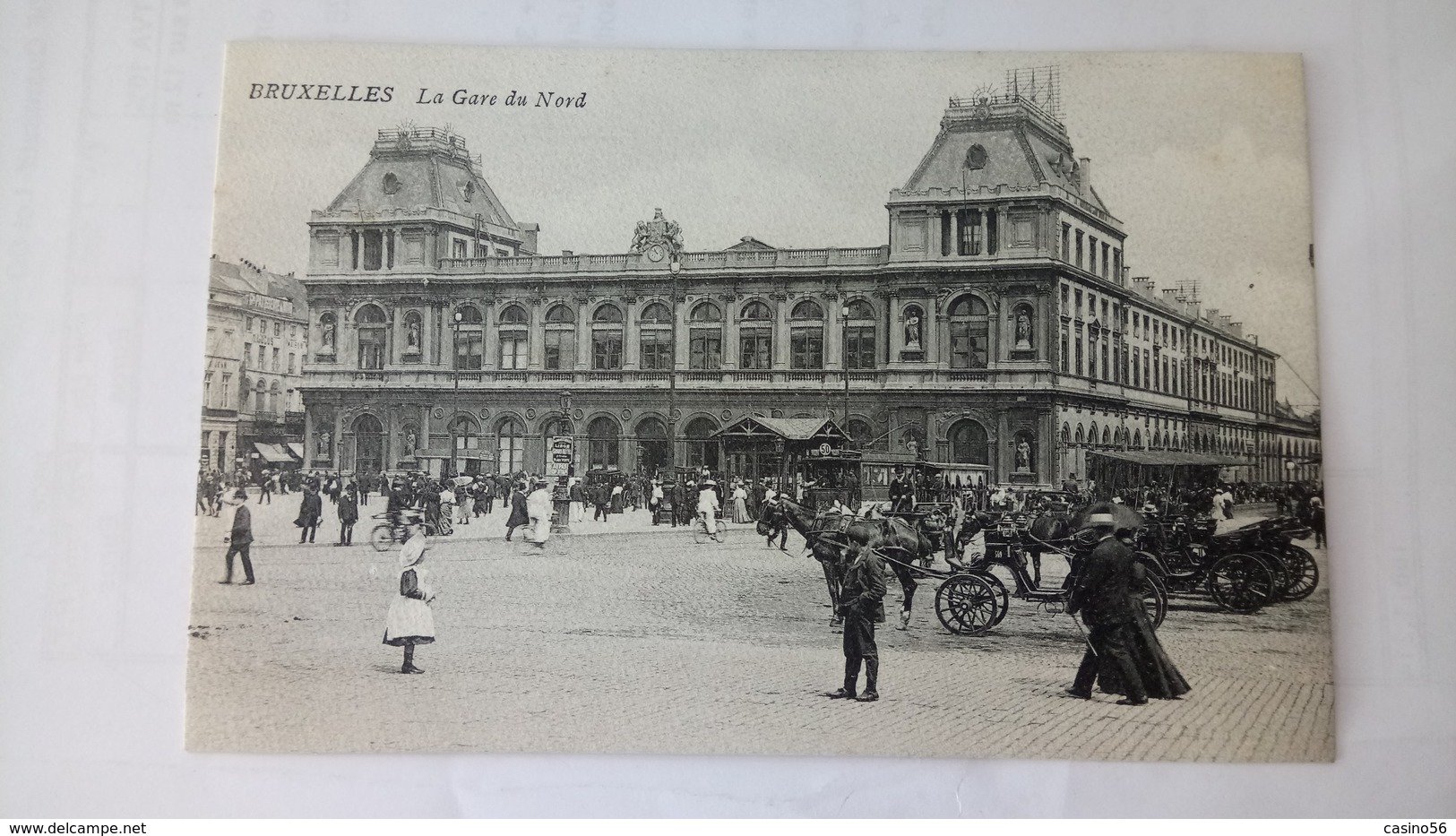 Cpa Bruxelles La Gare &#x1F689; - Nahverkehr, Unterirdisch