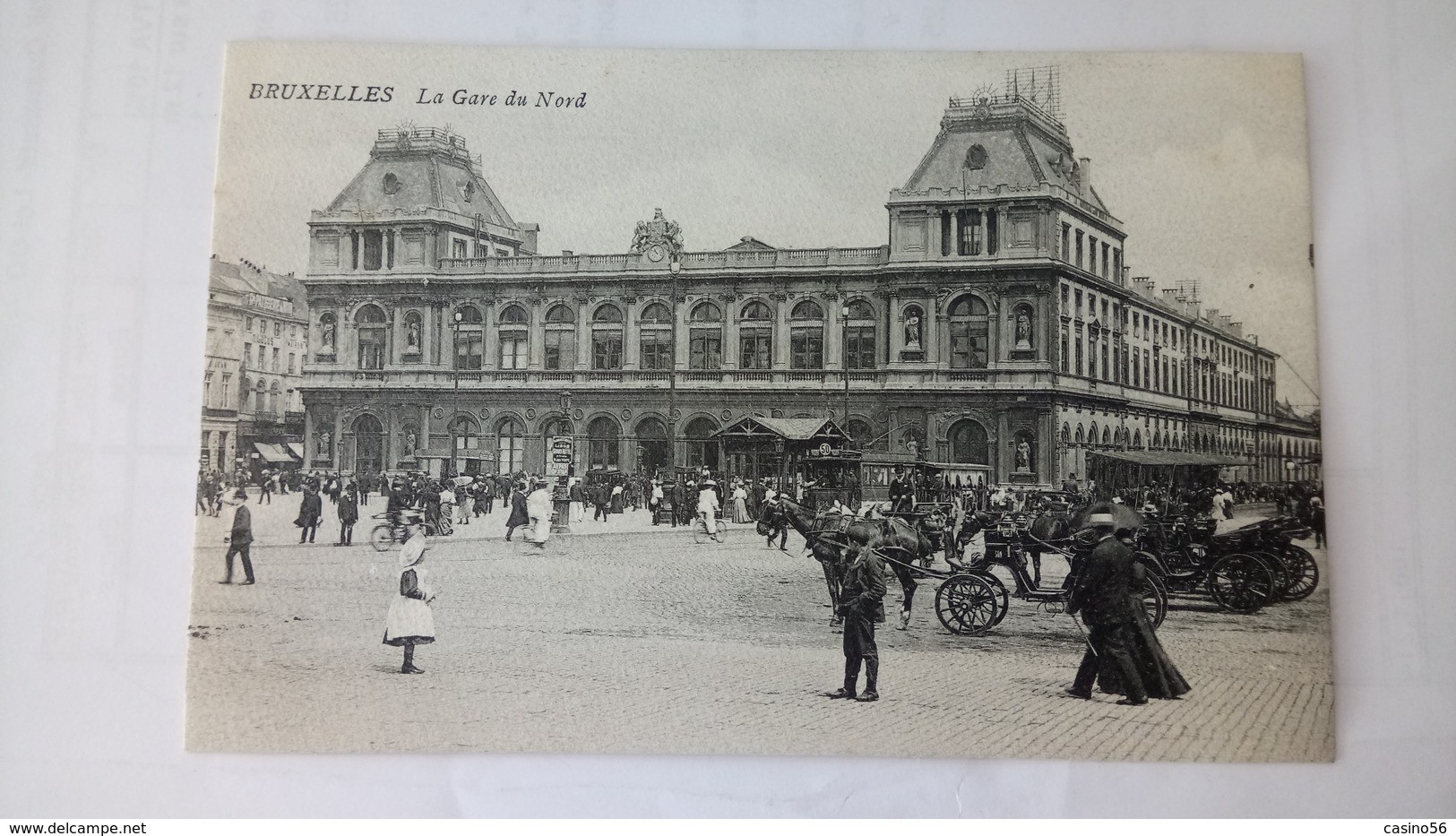 Cpa Bruxelles La Gare &#x1F689; - Transport Urbain Souterrain