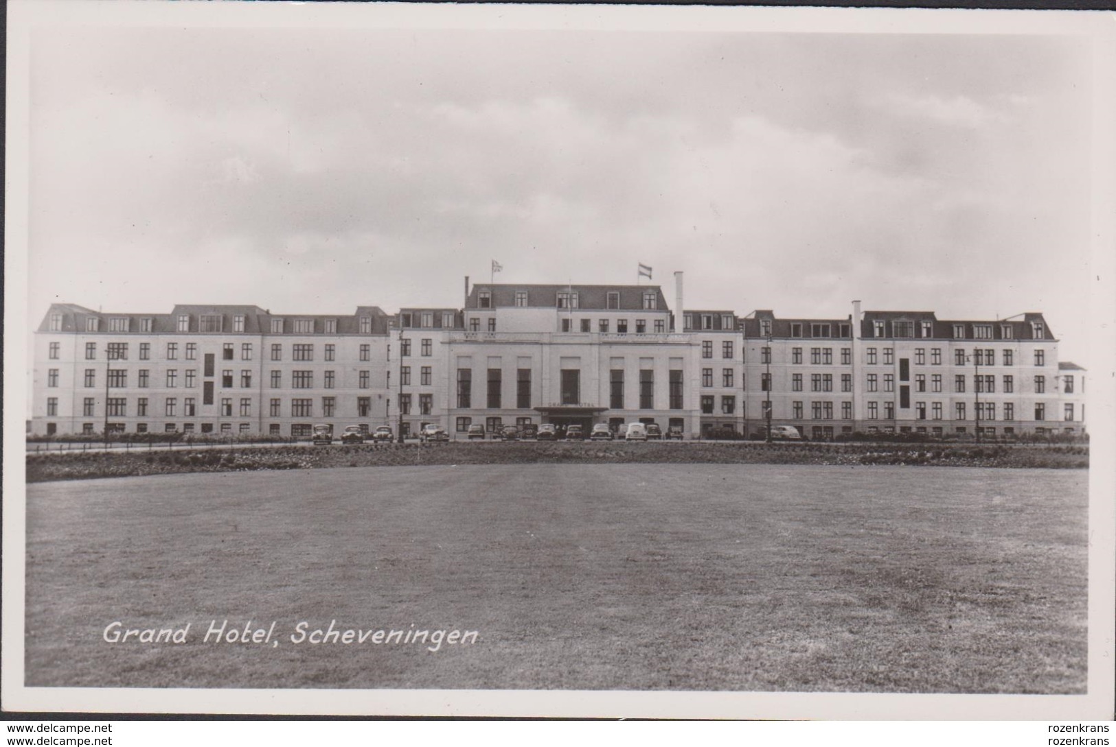 Scheveningen Grand Hotel Oude Postkaart Ansichtkaart Nederland Zuid-Holland - Scheveningen