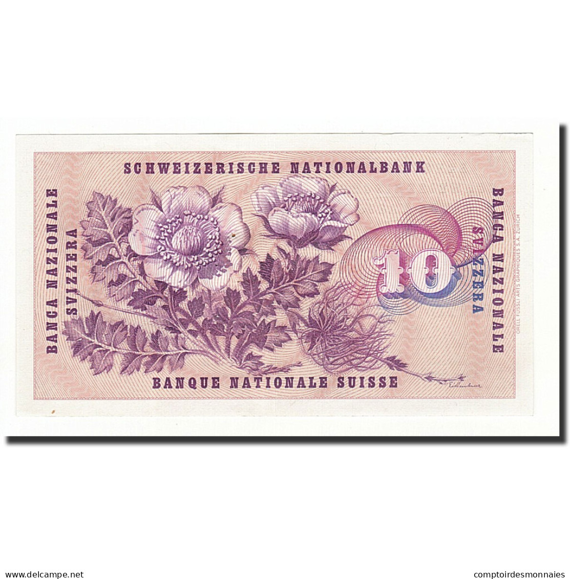 Billet, Suisse, 10 Franken, 1955, 1955-10-20, KM:45b, TTB - Suisse