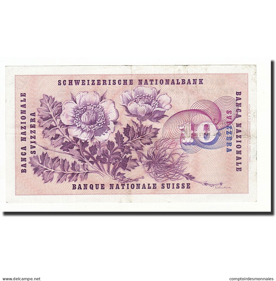 Billet, Suisse, 10 Franken, 1963, 1963-03-28, KM:45h, TB - Schweiz