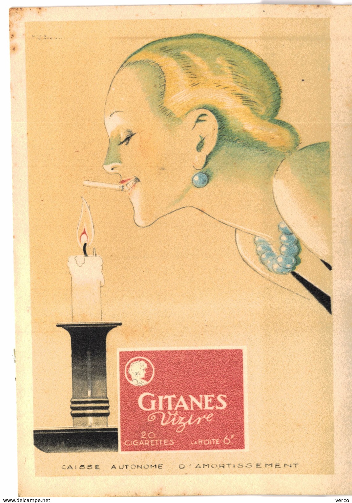 Carte Postale Ancienne De TABAC - PUBLICITE - Tobacco