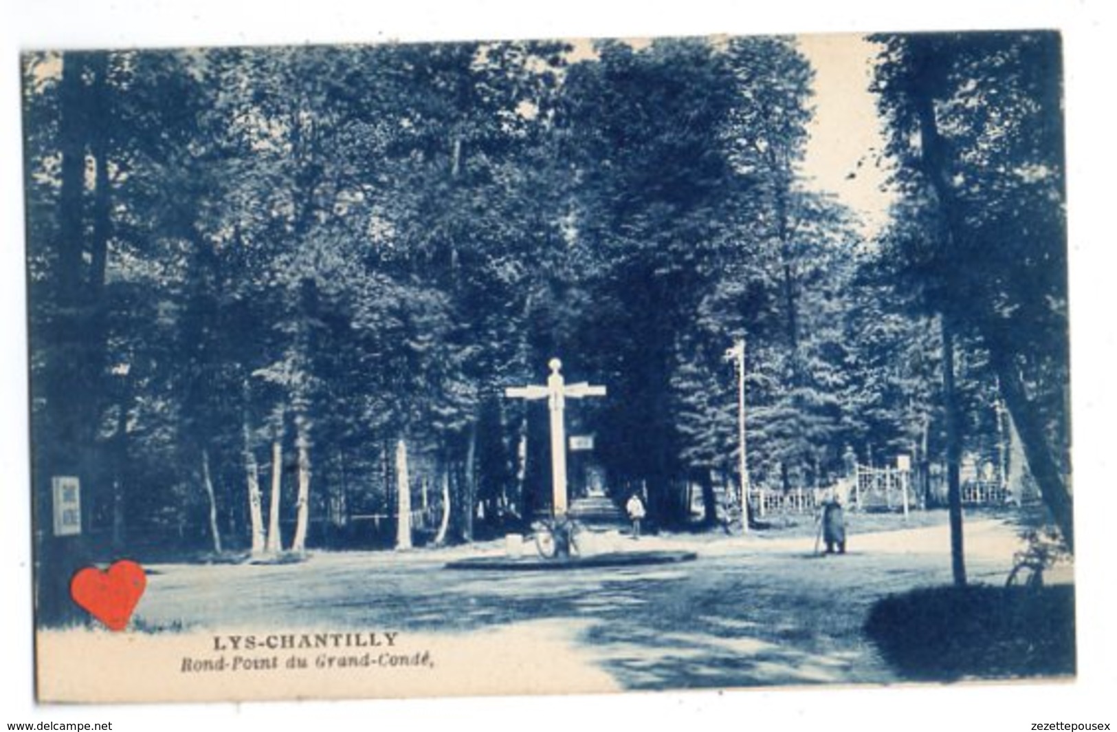 38870-ZE-60-LYS-CHANTILLY-Rond-Point Du Grand-Condé-----------animée - Chantilly