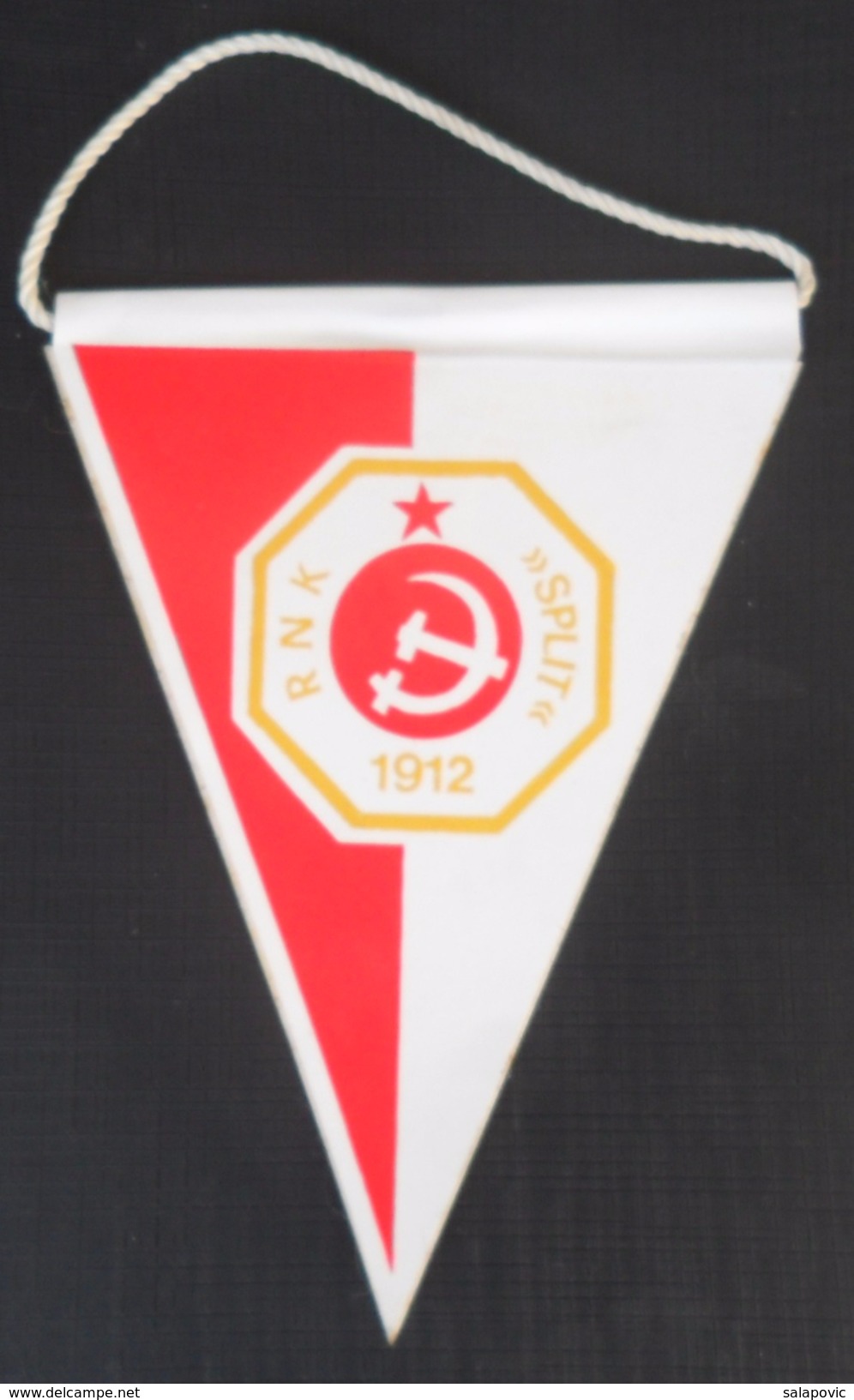 RNK SPLIT, CROATIA, FOOTBALL CLUB, CALCIO OLD PENNANT - Bekleidung, Souvenirs Und Sonstige