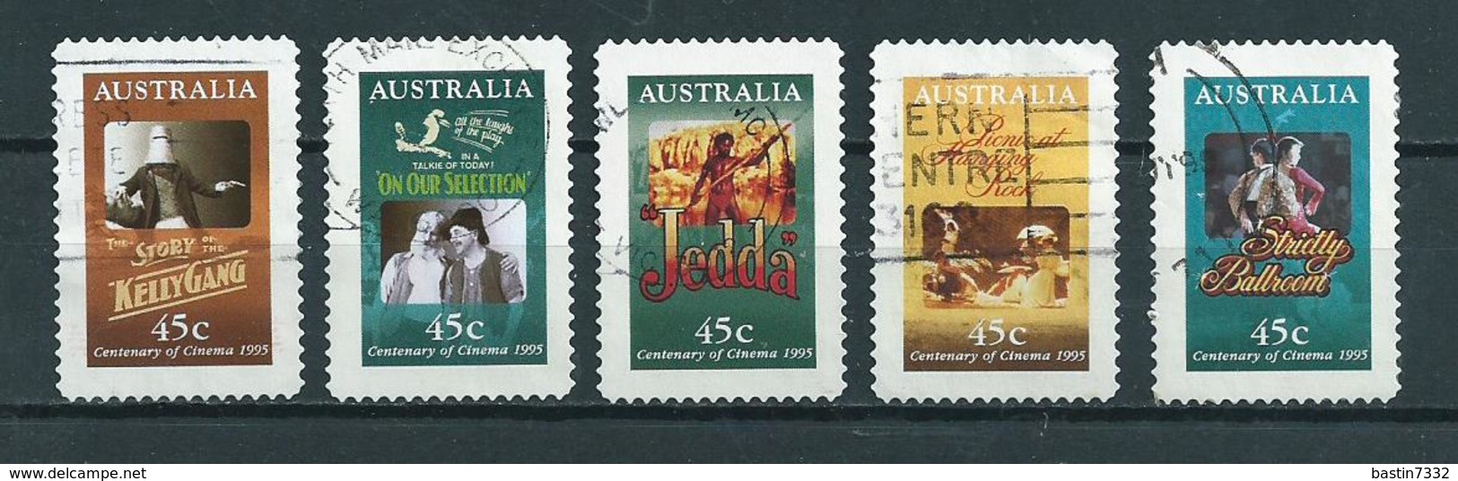 1995 Australia Complete Set 100 Years Filmposters Self-adhesive Used/gebruikt/oblitere - Gebruikt