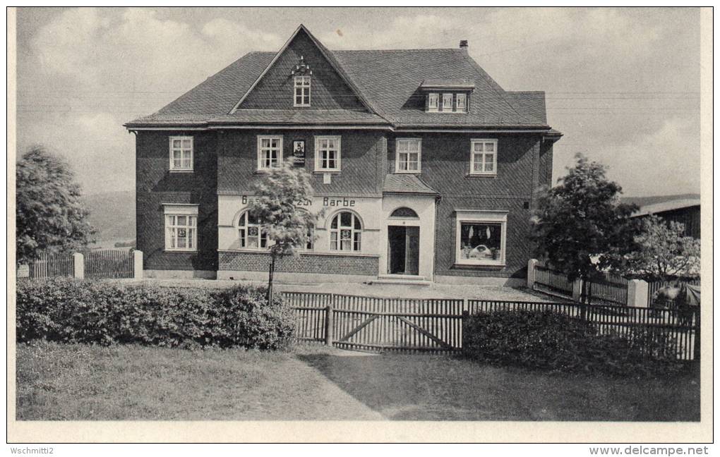 SCHMIEDEFELD- Gasthaus Zur Barbe - Fotokarte 20er-Jahre - Ungebraucht - Schmiedefeld