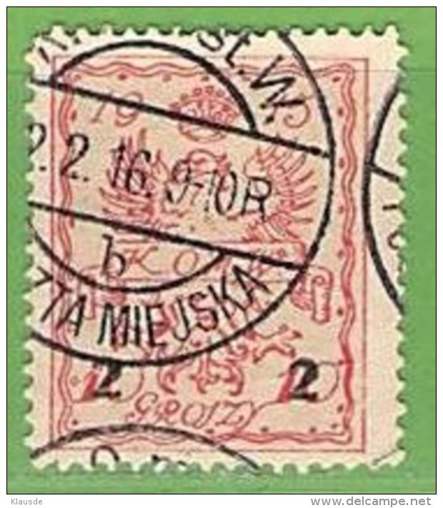MiNr.7 O  Deutschland Deutsche Besetzg,1.WK Deutsche Post In Polen,Stadpost - Bezetting 1914-18