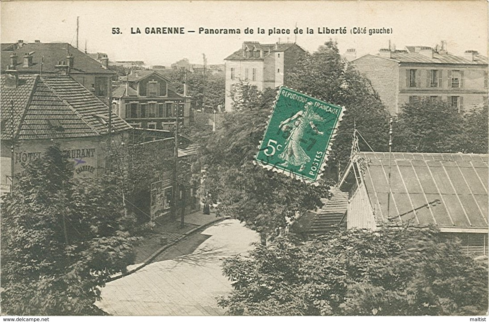 La Garenne Colombes - ? 53 - Panorama De La Place De La Liberté - La Garenne Colombes