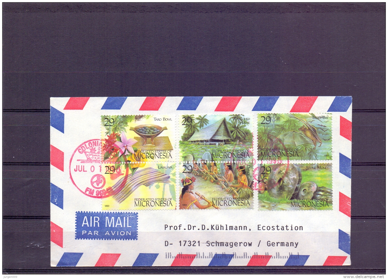 Micronesia -  Colonia  1/7/1996  (RM12298) - Andere & Zonder Classificatie