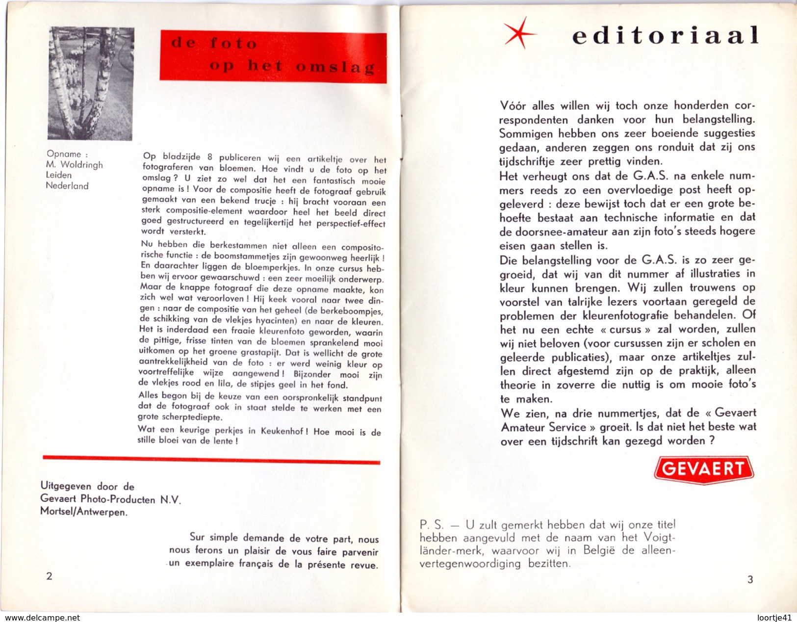 Magazine - Tijdschrift Fotografie Foto Amateur Service - Pub Reclame - Gevaert Mortsel Antwerpen 4/ 1963 - Pratique