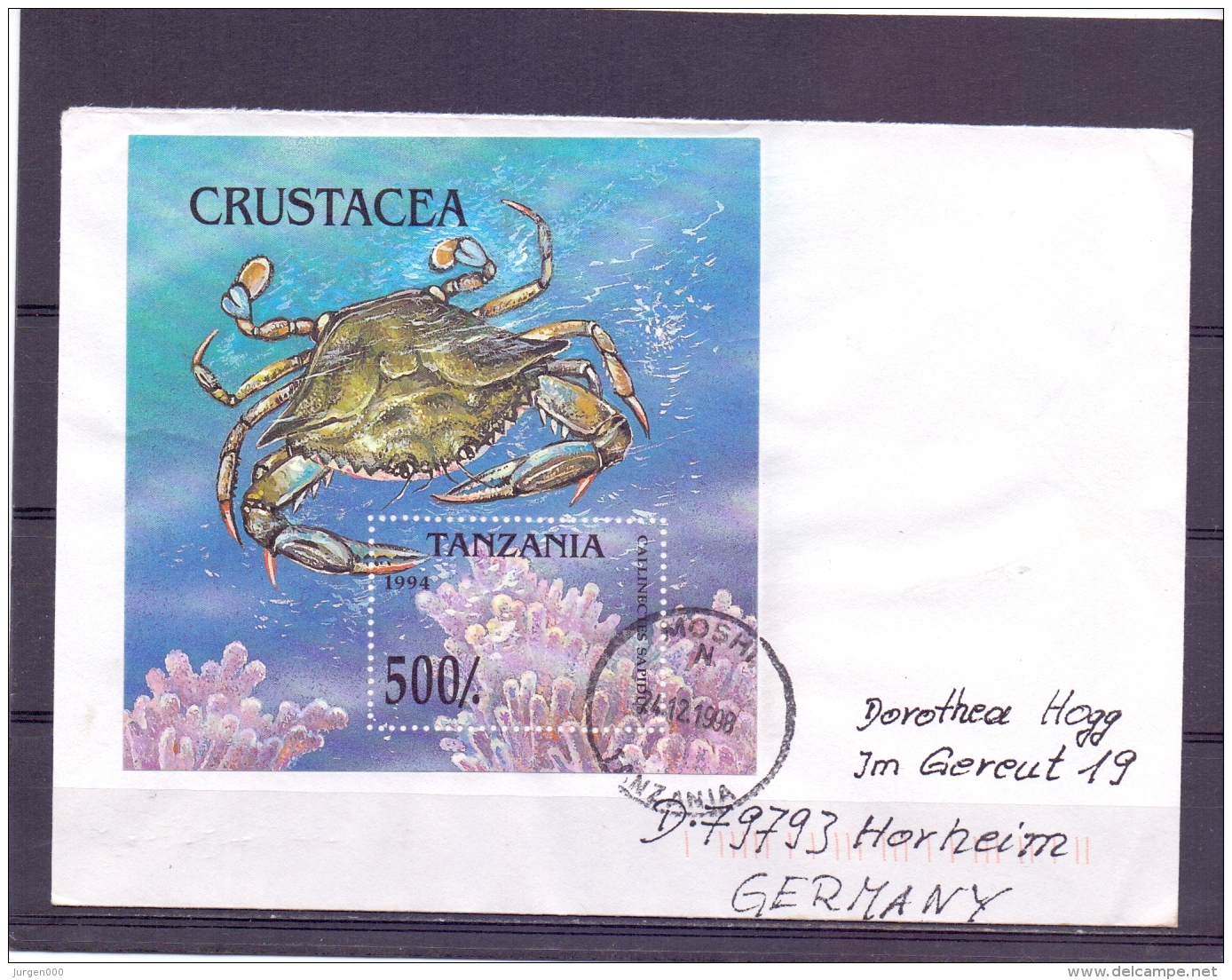 Tanzania - Crustacea -  Moshi  24/12/1998   (RM12587) - Crustacés