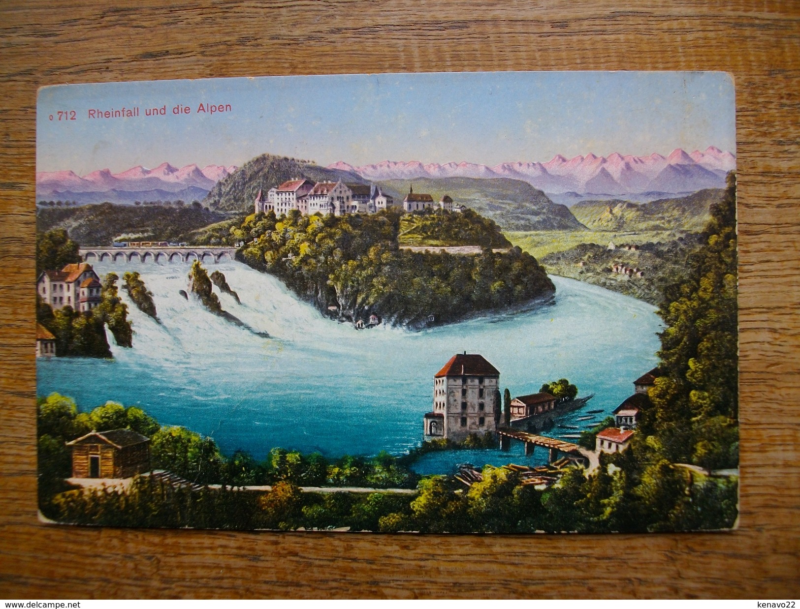 Suisse , Neuhausen , Rheinfall Und Die Alpen - Neuhausen Am Rheinfall