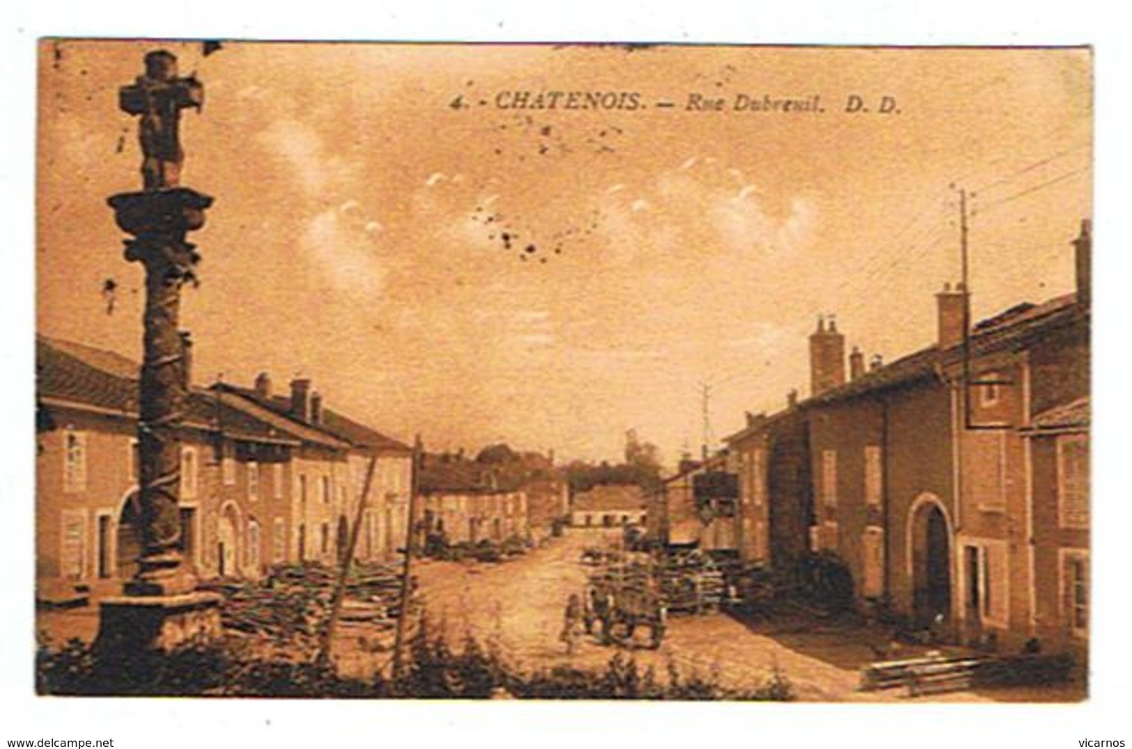 CPA 88 CHATENOIS Rue Dubreuil - Chatenois